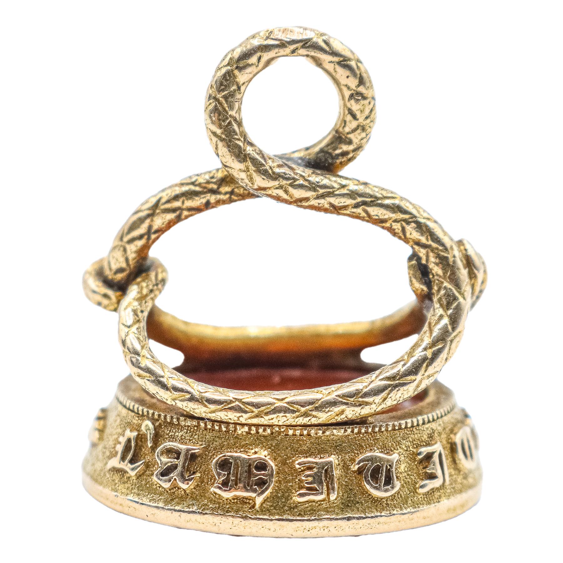 COLGANTE SELLO FRANCÉS DEL S.XVIII-XIX