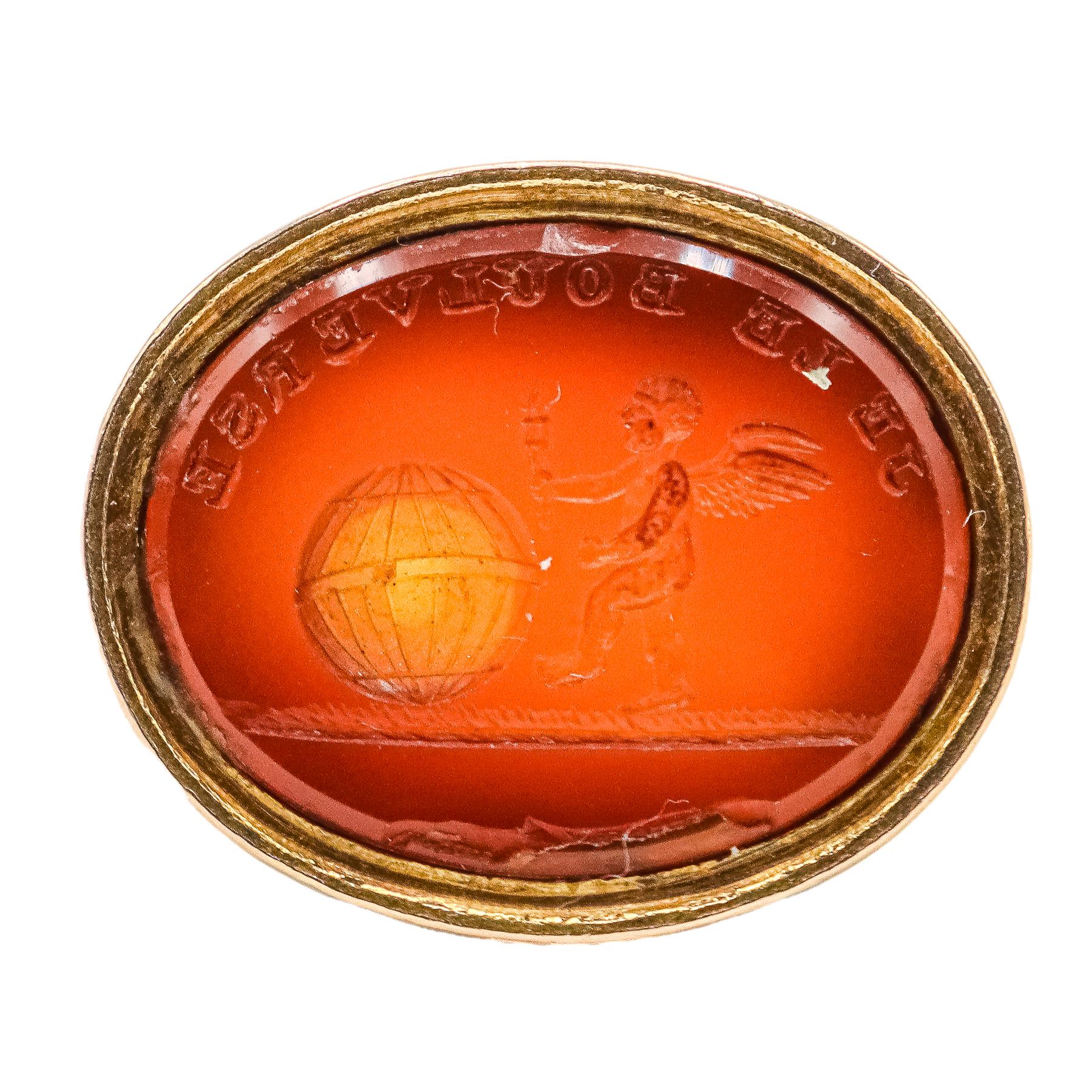 COLGANTE SELLO FRANCÉS DEL S.XVIII-XIX