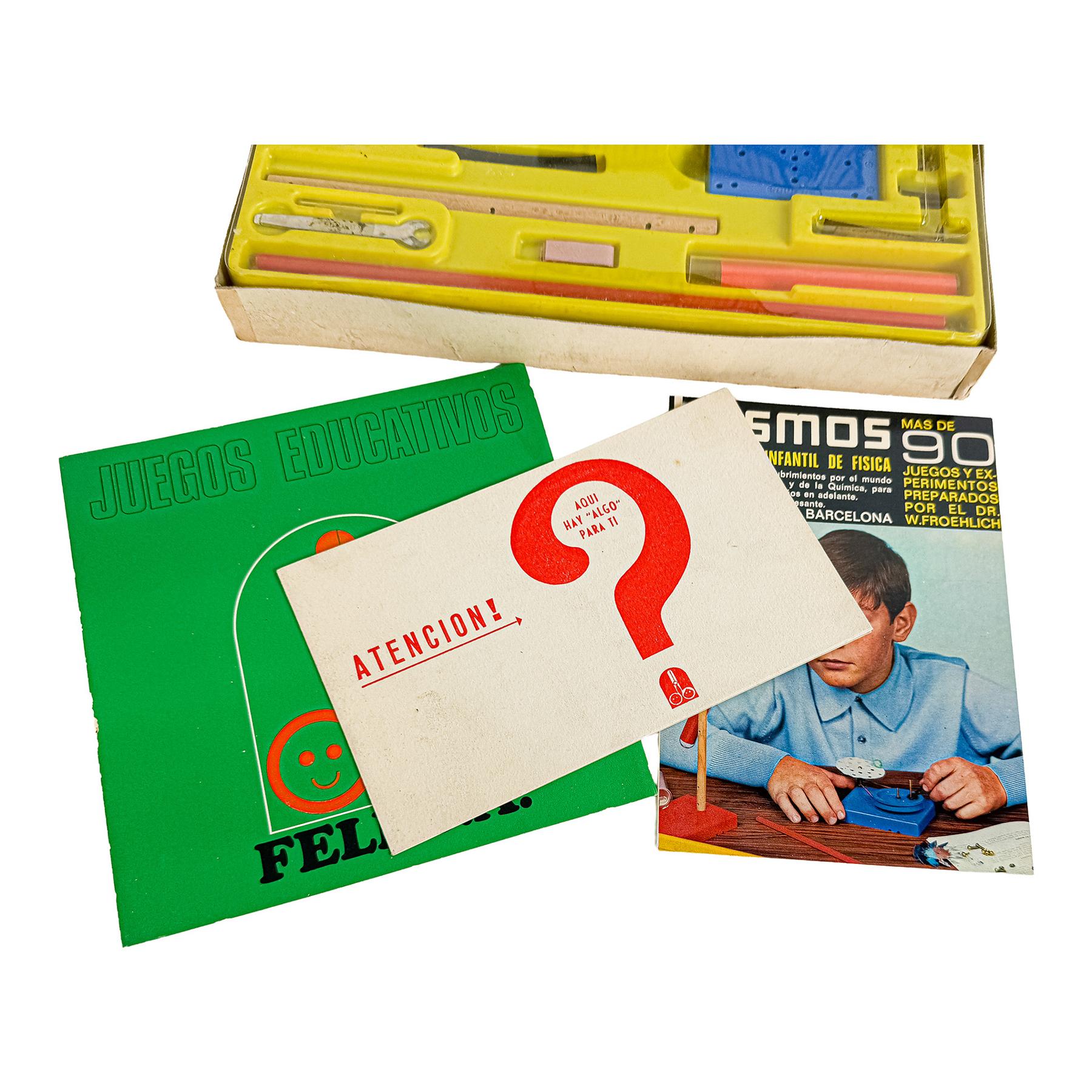 JUEGO DE HERRAMIENTAS Y JUEGO DE LABORATO SEGUNDA MITAD S.XX