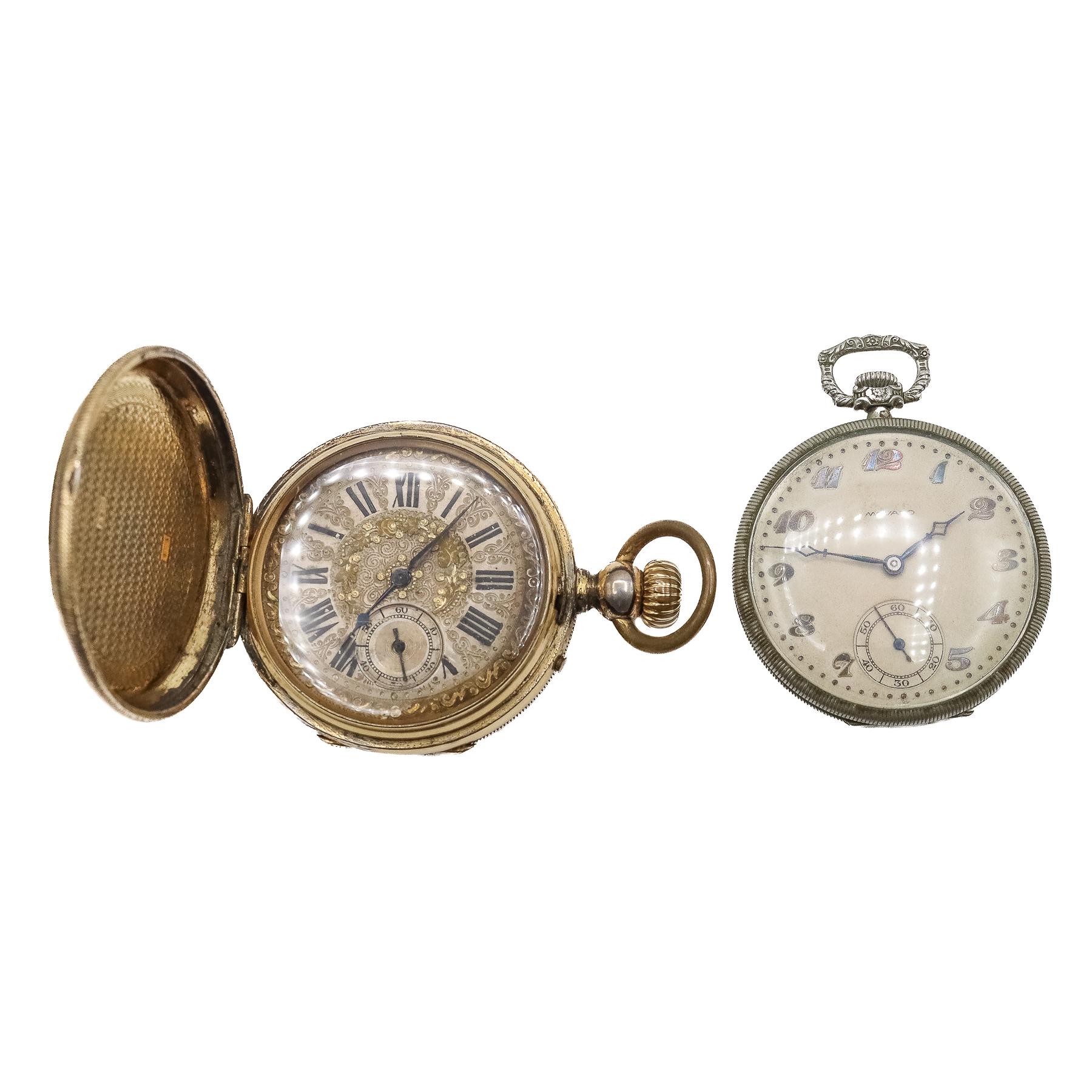 DOS RELOJES DE BOLSILLO DEL S.XIX Y AÑOS 30