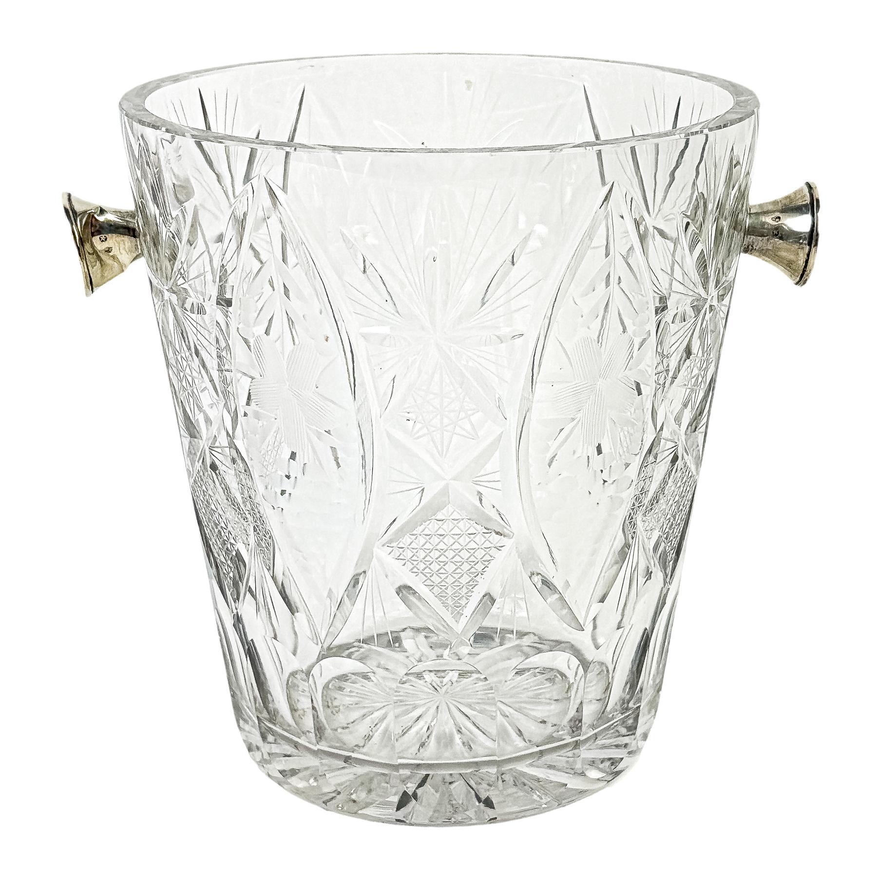 CUBITERA EN CRISTAL DE MEDIADOS S.XX
