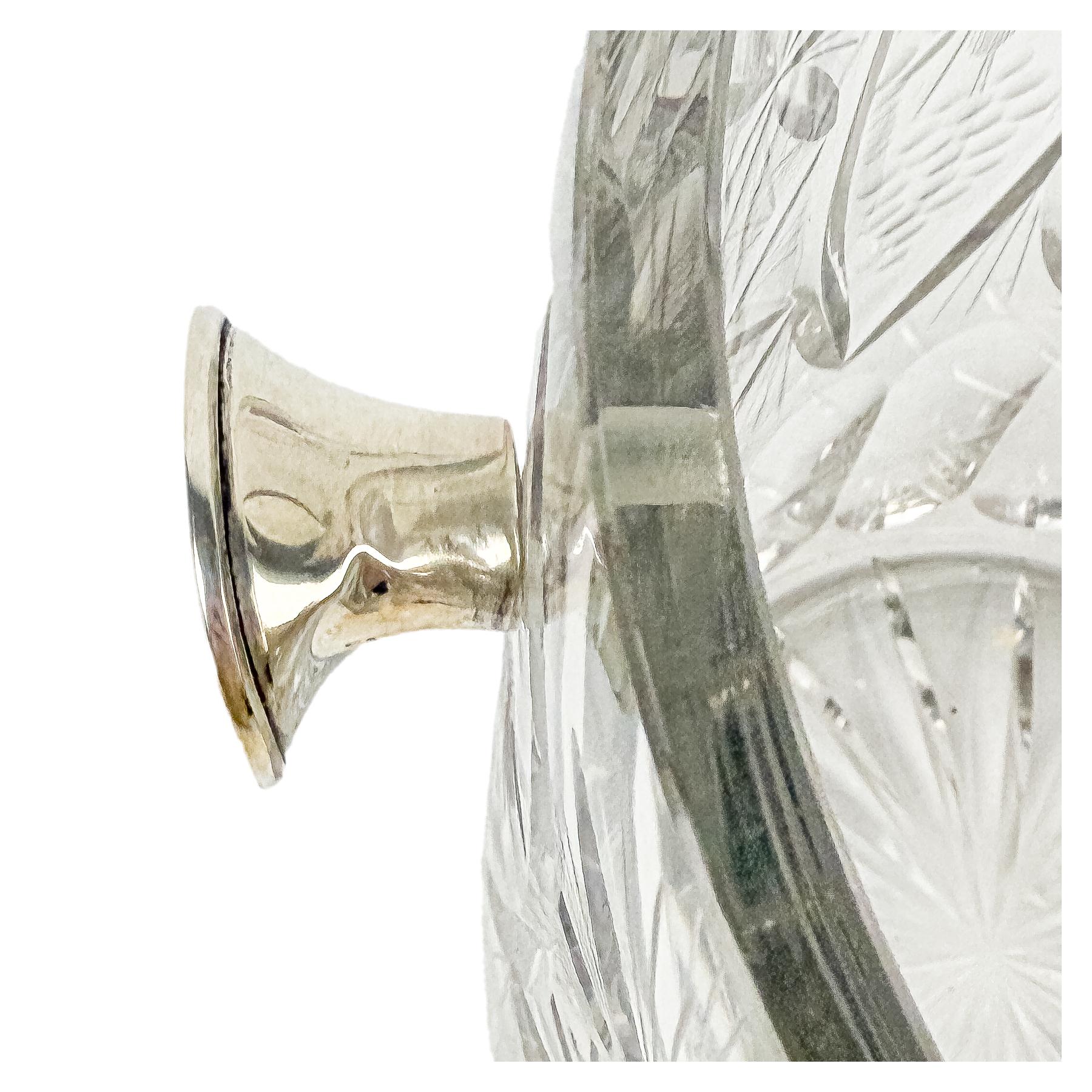 CUBITERA EN CRISTAL DE MEDIADOS S.XX