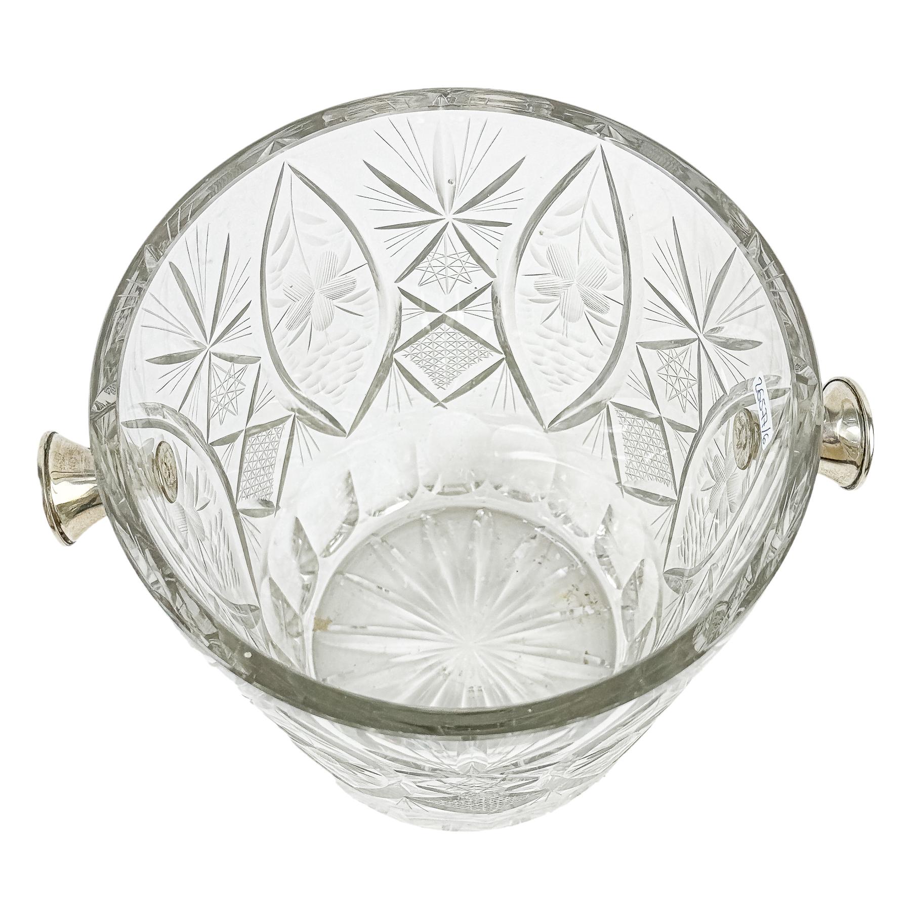 CUBITERA EN CRISTAL DE MEDIADOS S.XX