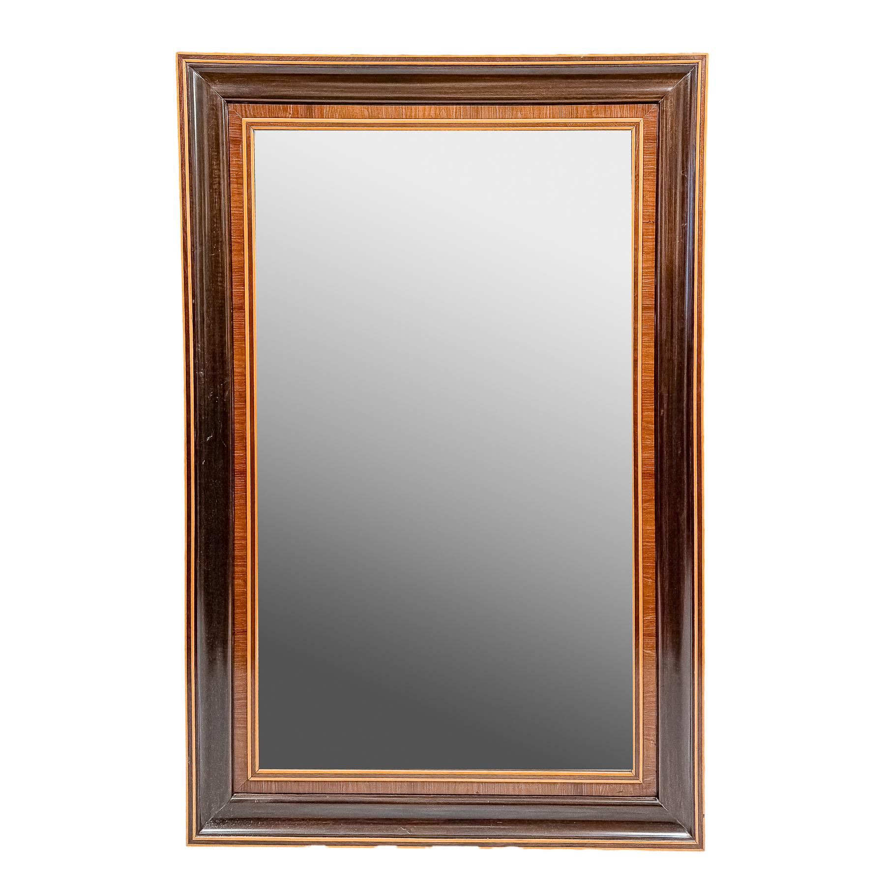 GRAN ESPEJO DE PARED DE ESTILO ISABELINO