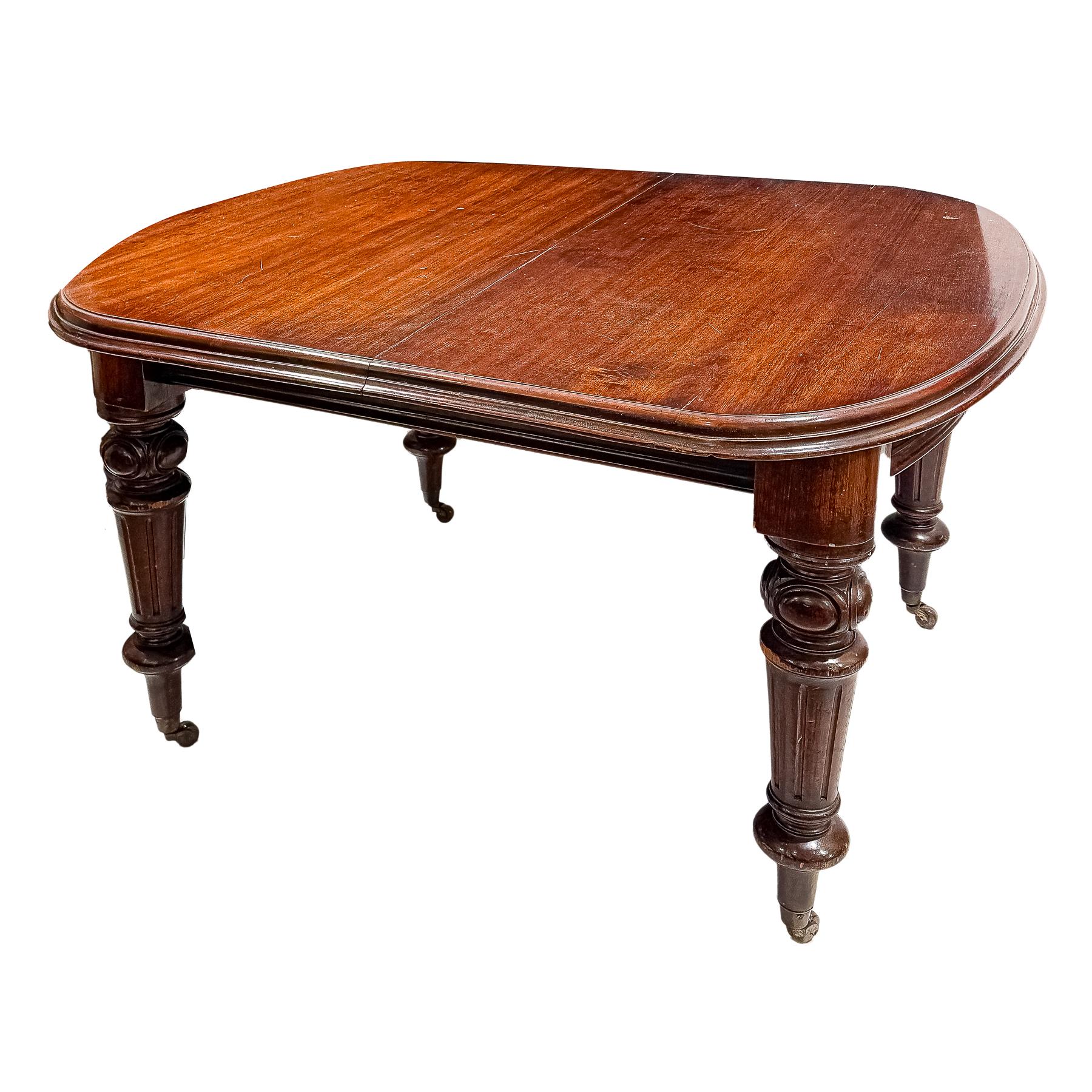 MESA DE COMEDOR INGLESA DE FINALES DE S. XIX