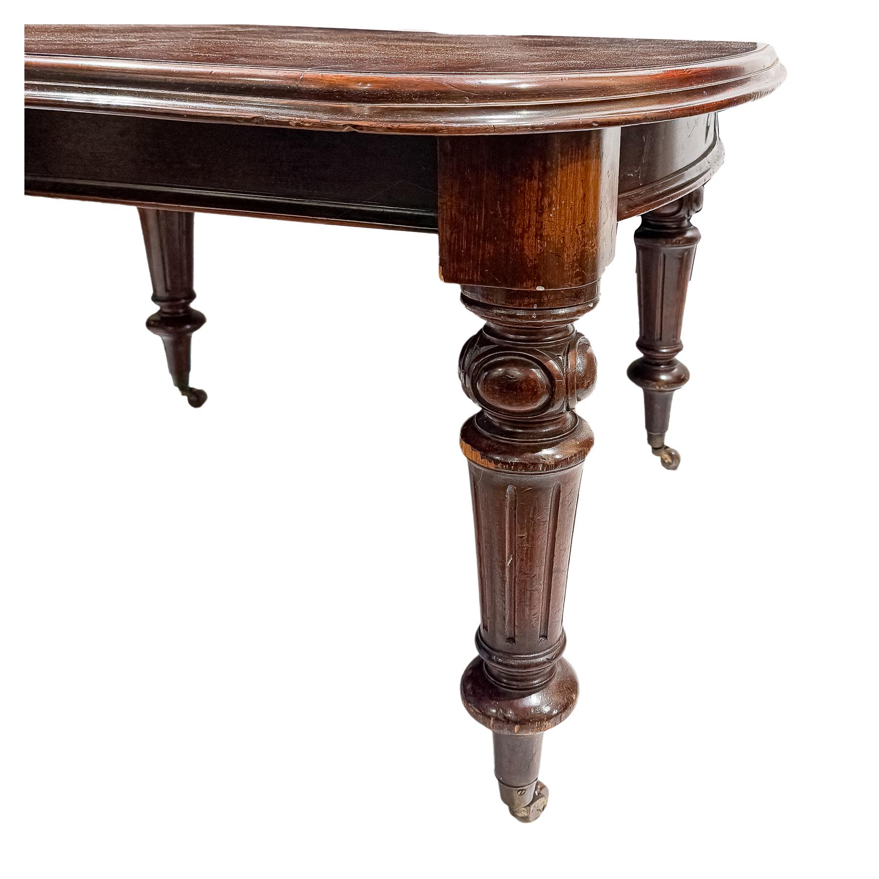 MESA DE COMEDOR INGLESA DE FINALES DE S. XIX