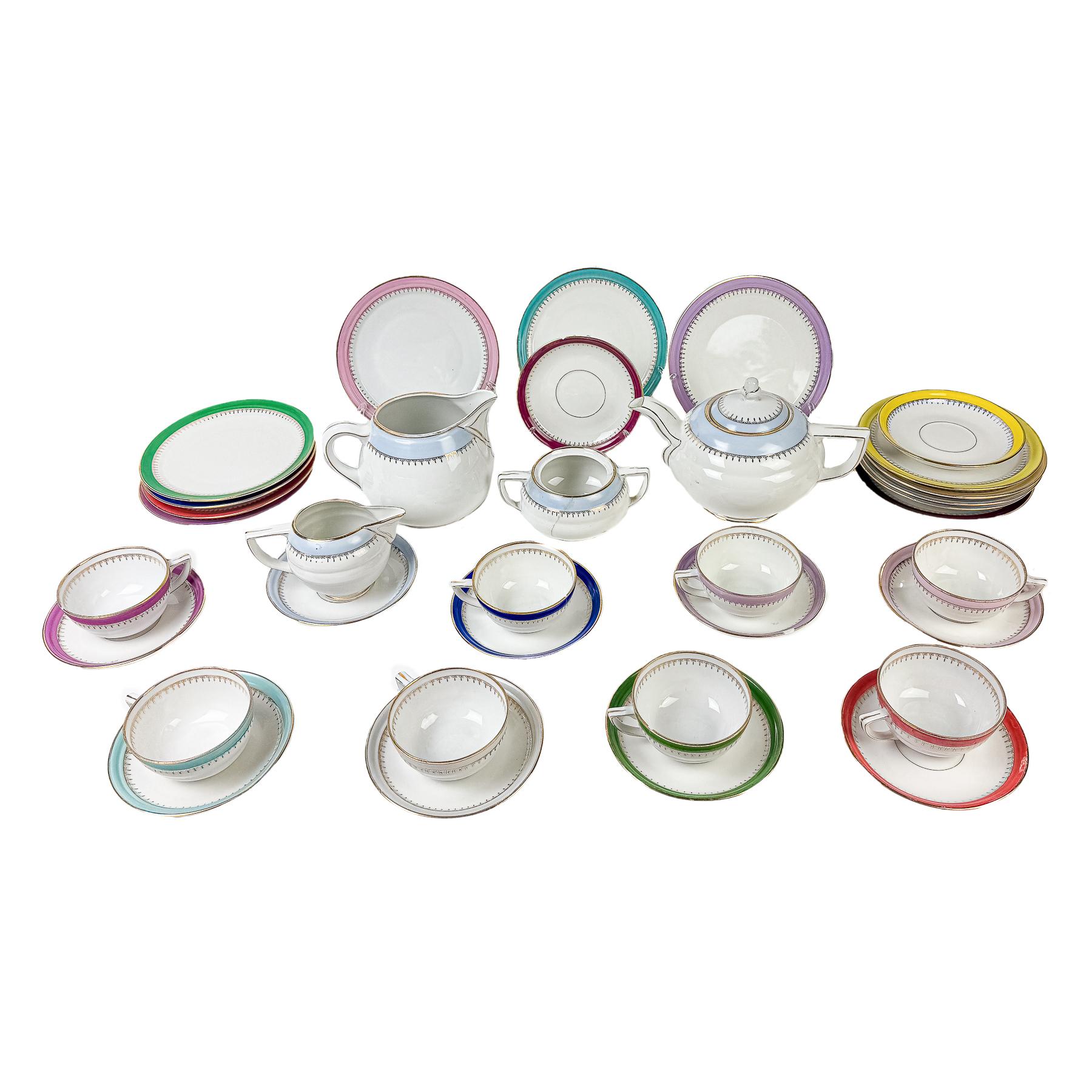 JUEGO DE TE PORCELANA