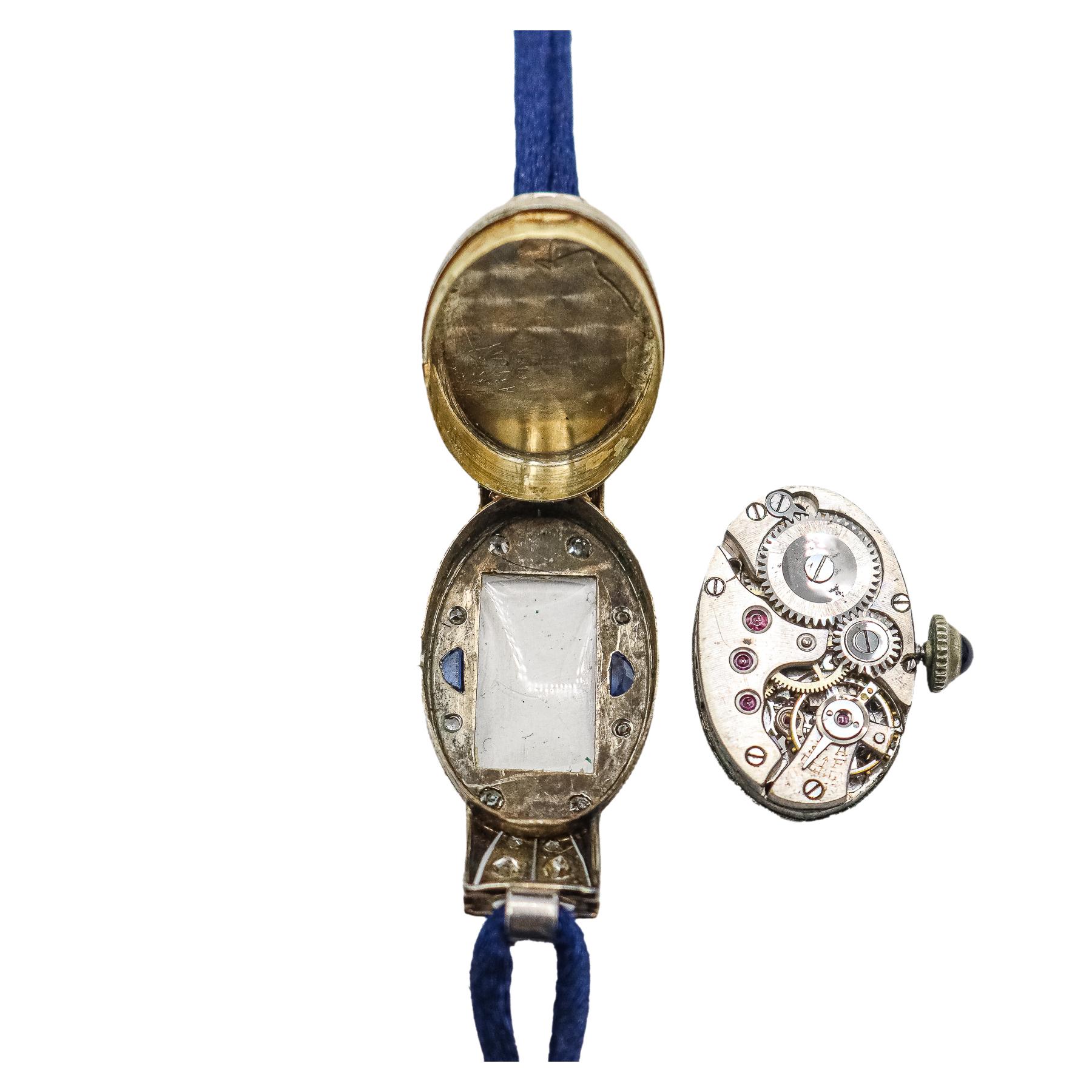 RELOJ DE PULSERA DE DAMA ART DECÓ, AÑOS 20-30