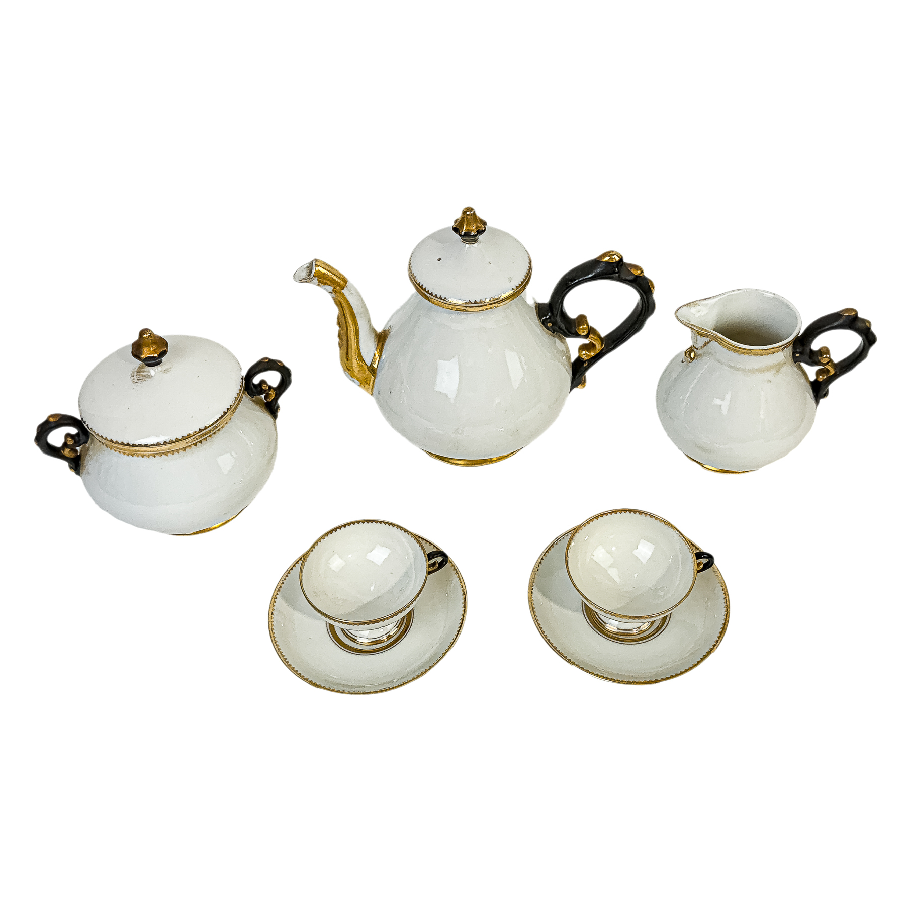 JUEGO DE CAFÉ DE PORCELANA BIDASOA