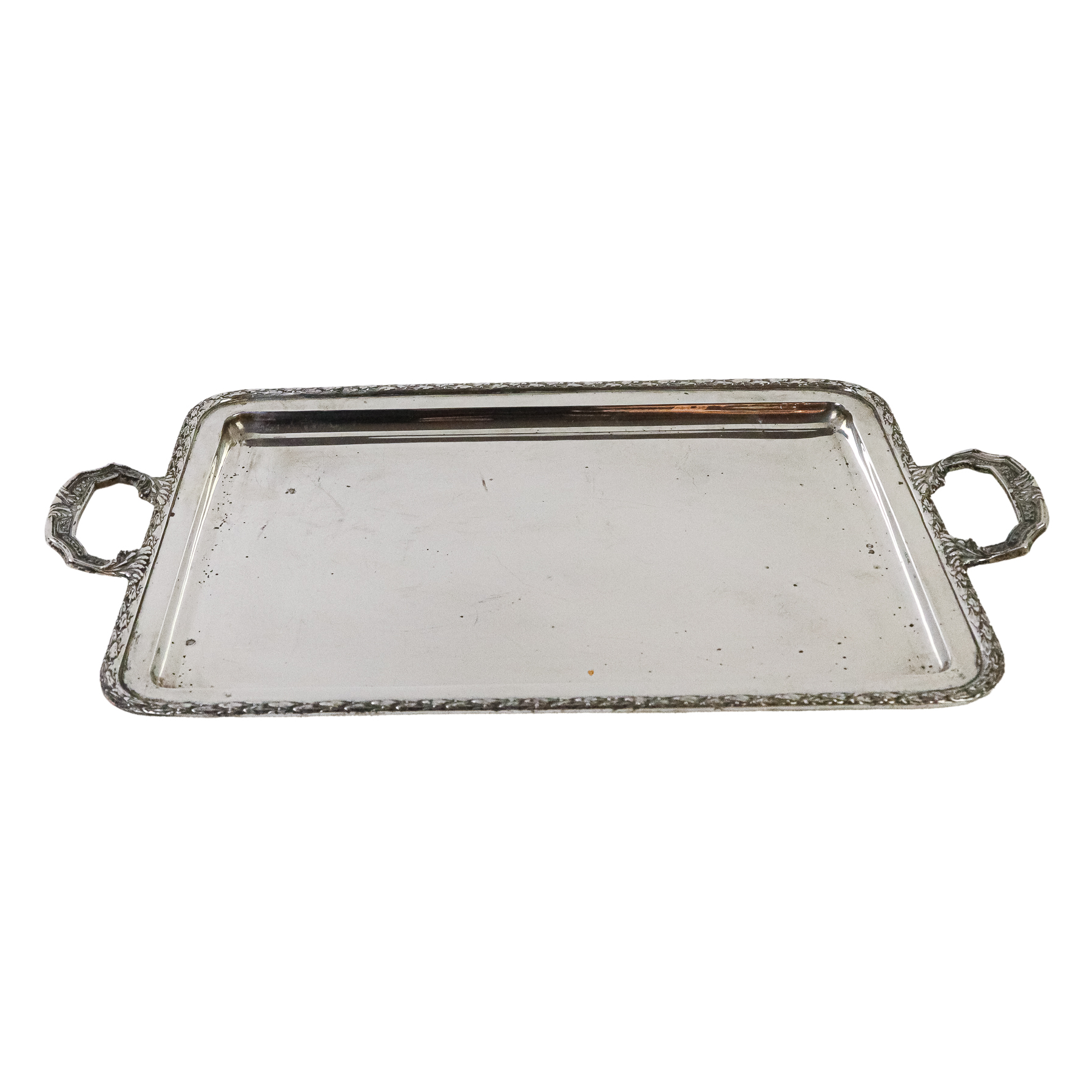 BANDEJA CON DOS ASAS DE MEDIADOS DE SIGLO XX