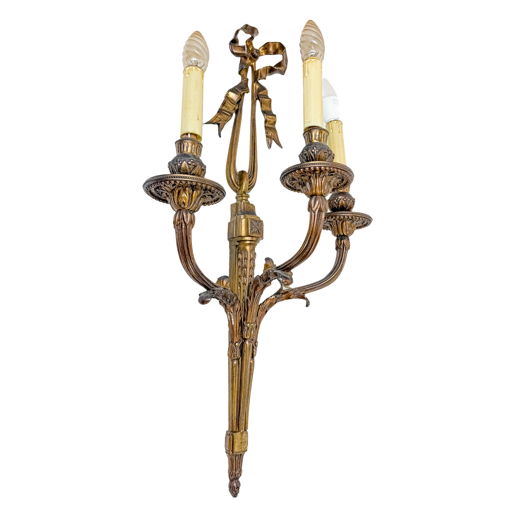 PAREJA DE APLIQUES DEL PRIMER TERCIO DE S. XX