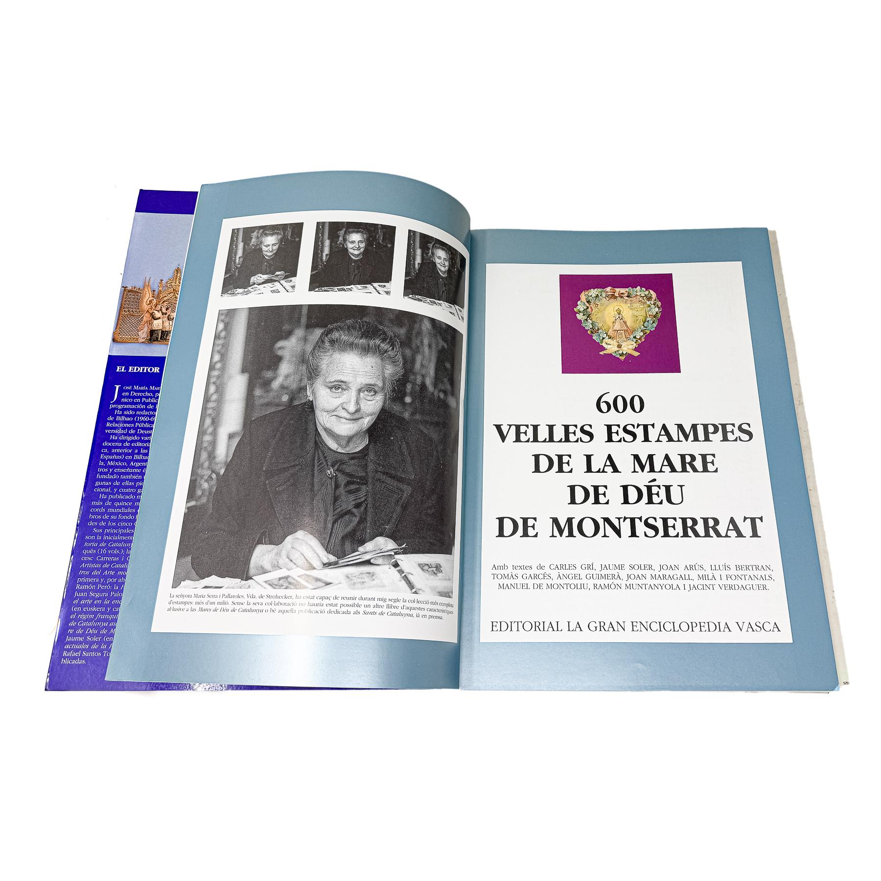 "SISCENTES VELLES ESTAMPES DE LA MARE DE DÉU DE MONTSERRAT"