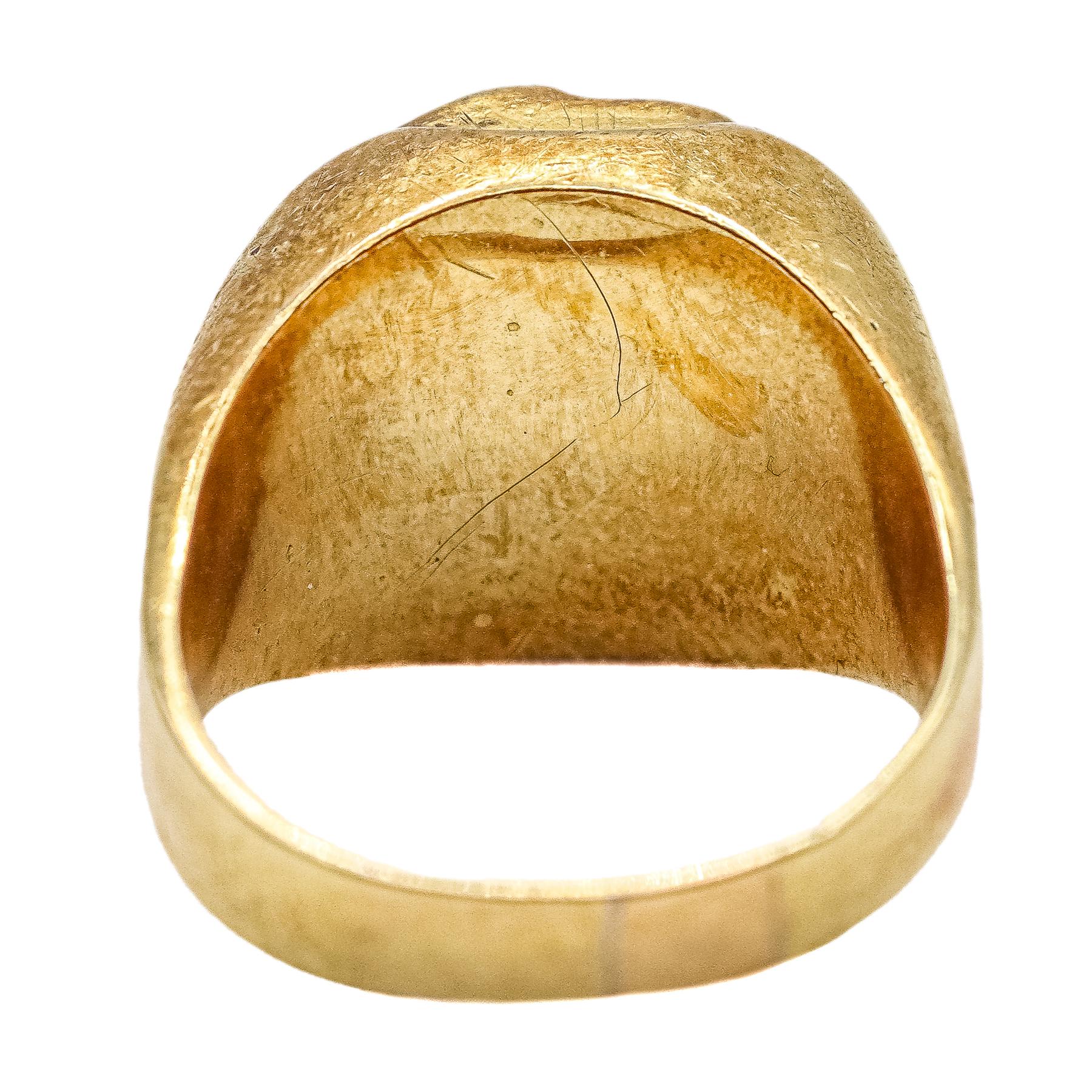 SORTIJA SELLO DE MEDIADOS DEL S.XX