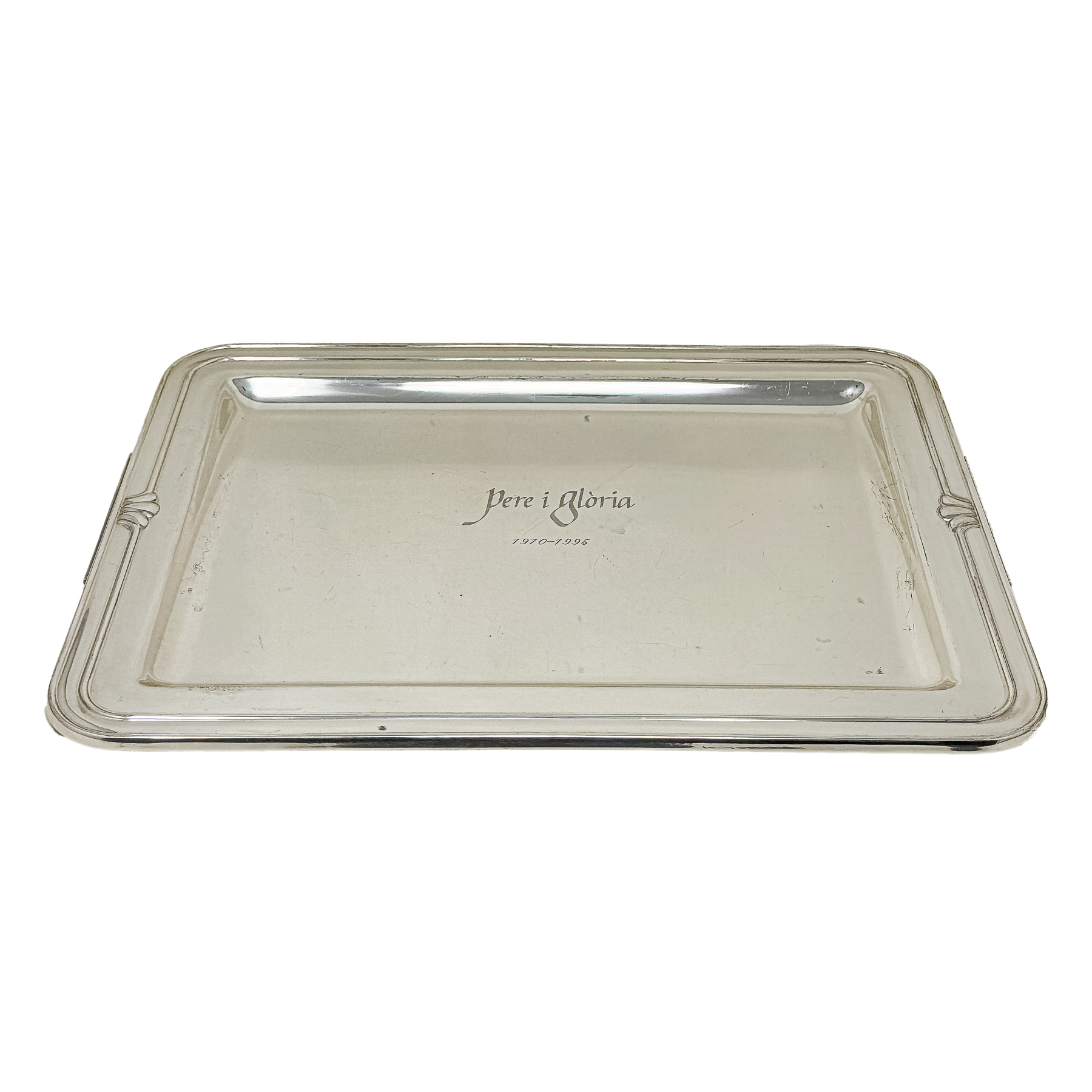 BANDEJA DE PLATA DE FINALES DE SIGLO XX