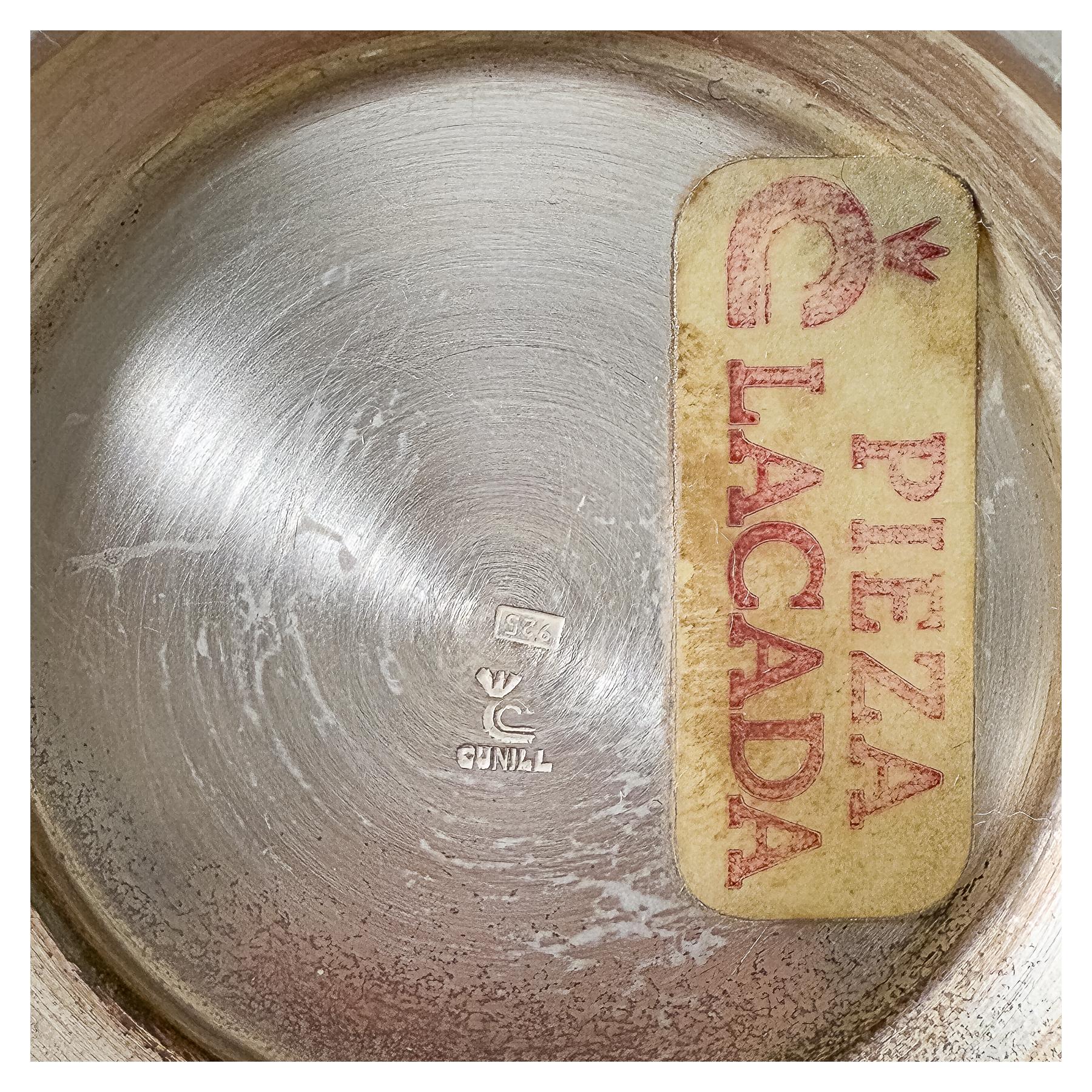 CONJUNTO DE FUMADOR EN PLATA DE LOS AÑOS 70