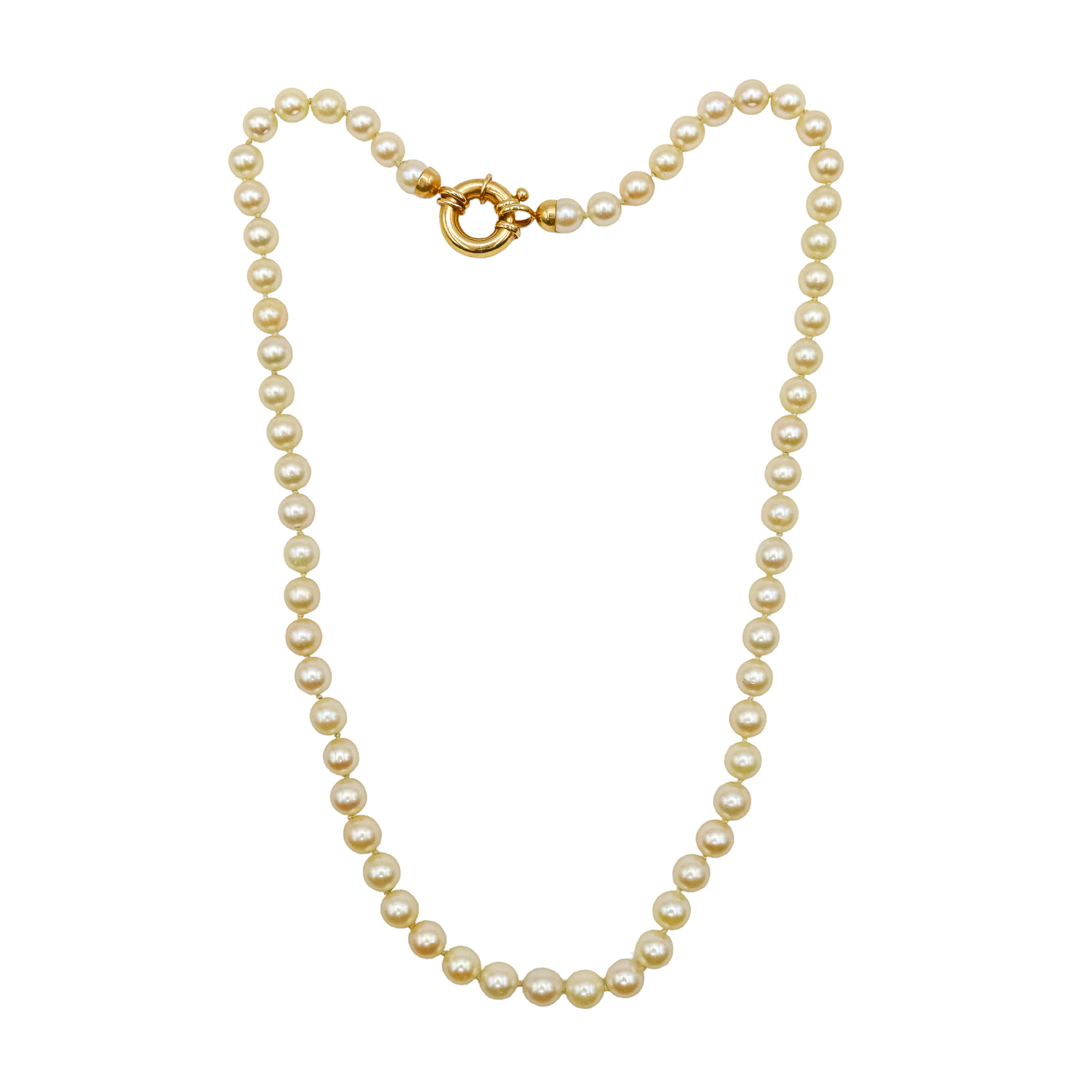 COLLAR DE PERLAS CULTIVADAS AÑOS 90