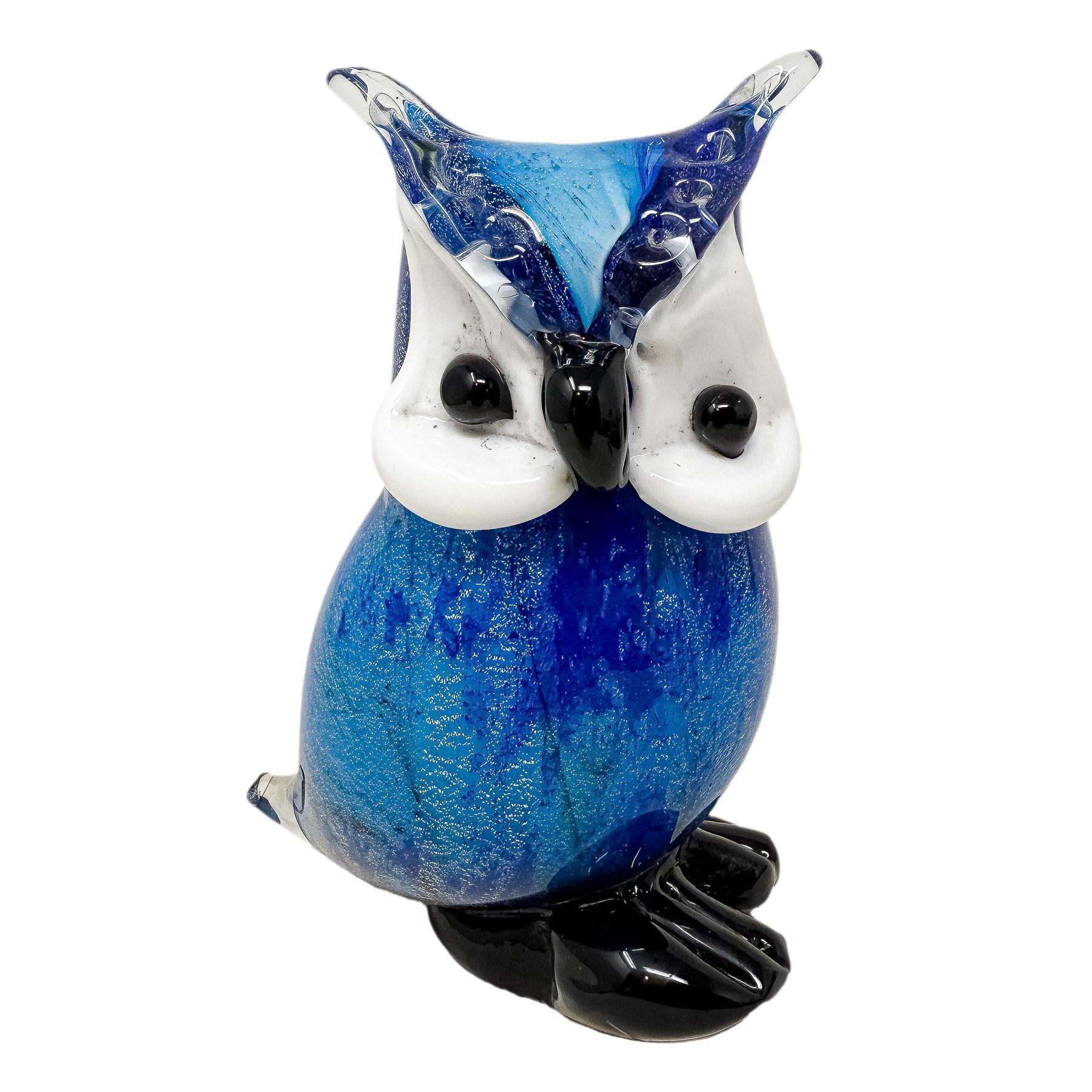 BUHO EN CRISTAL DE MURANO