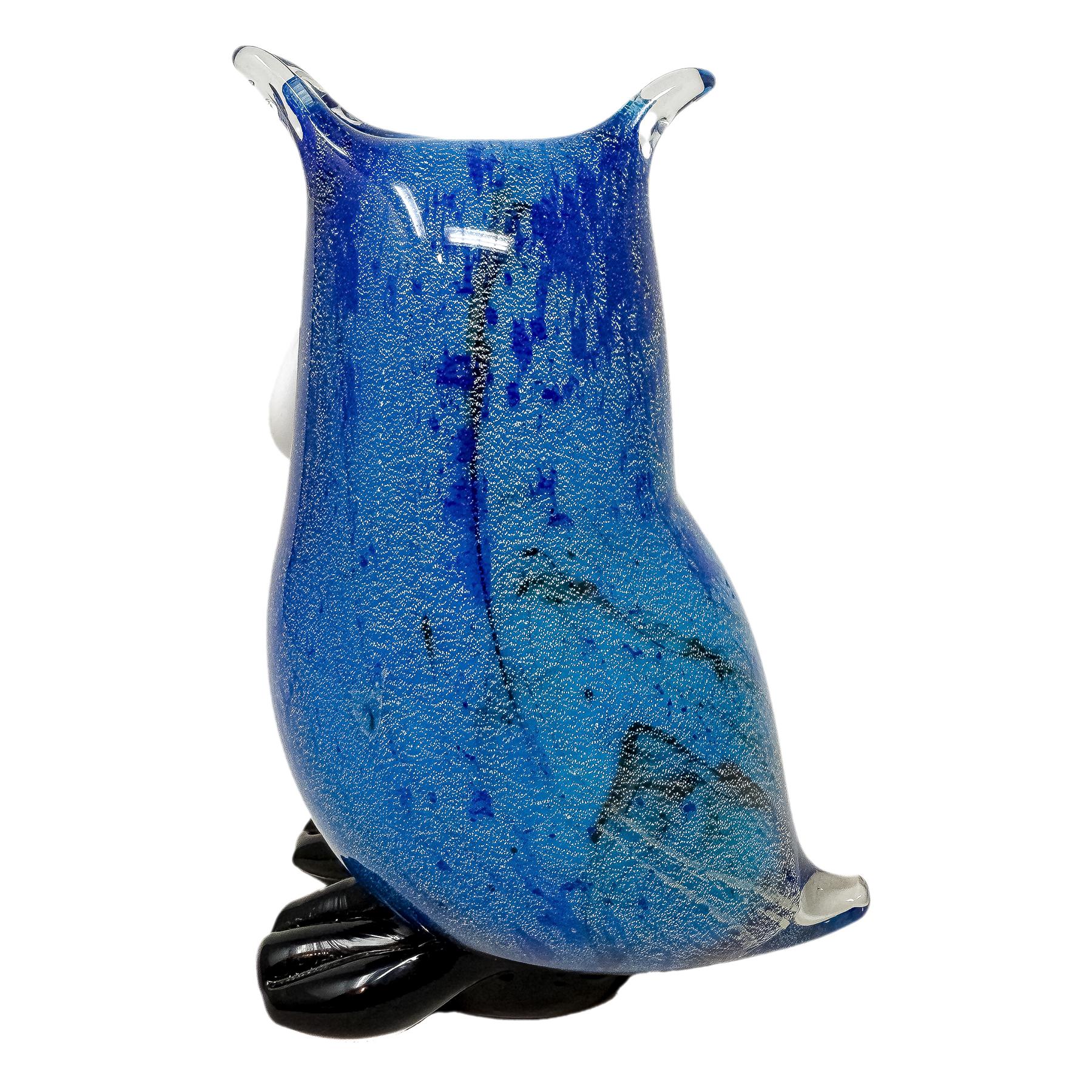 BUHO EN CRISTAL DE MURANO