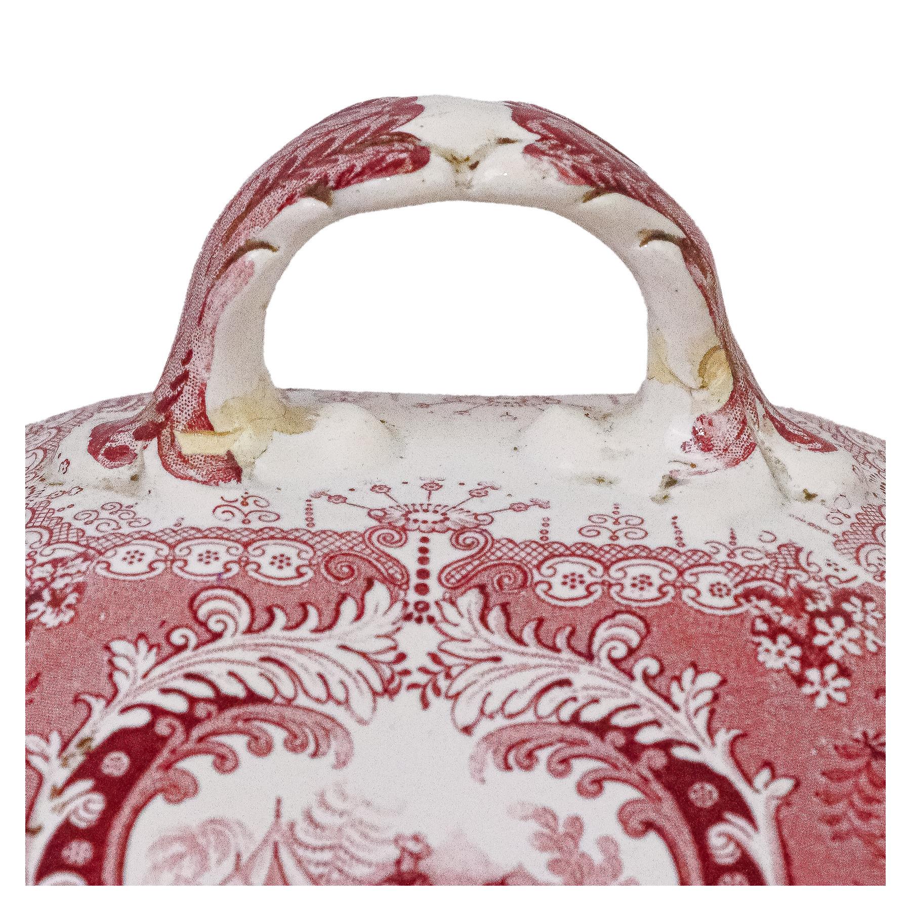 SOPERA DE LOZA INGLESA DE FINALES DE SIGLO XIX