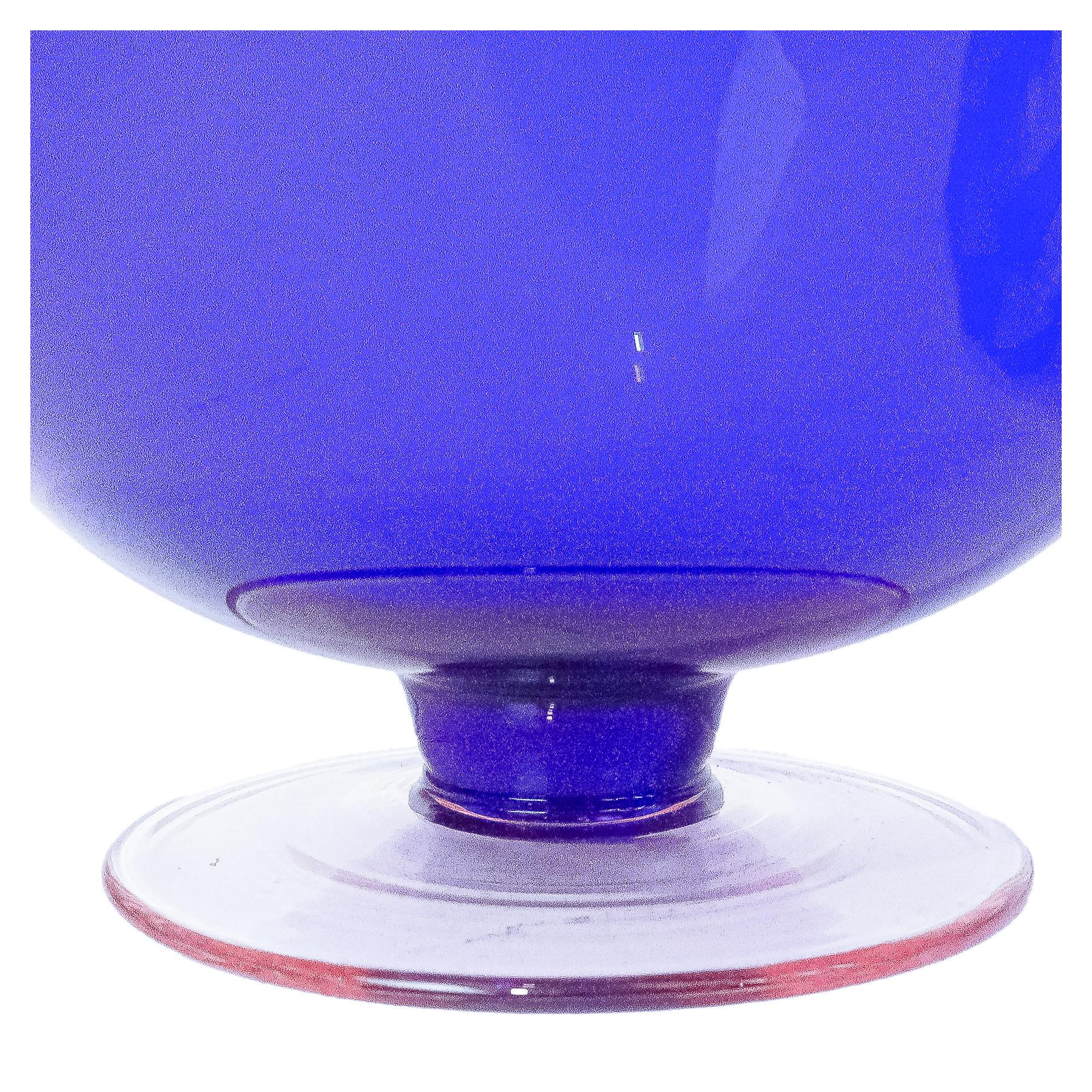 DOS CENTROS DE MESA EN EN CRISTAL DE MEDIADOS DEL S.XX