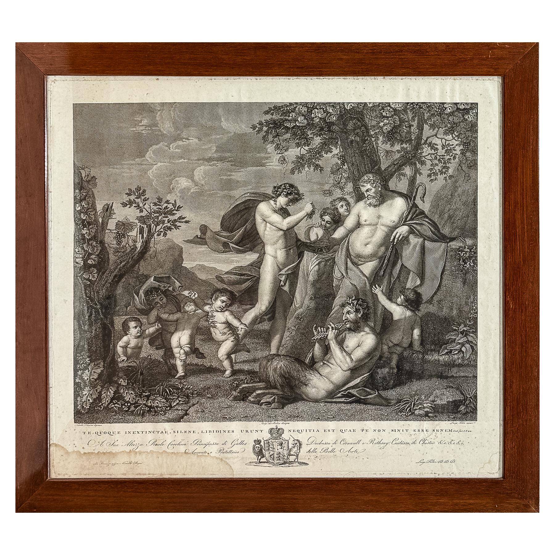 PAREJA DE GRABADOS ENMARCADOS PRIMER TERCIO SIGLO XIX