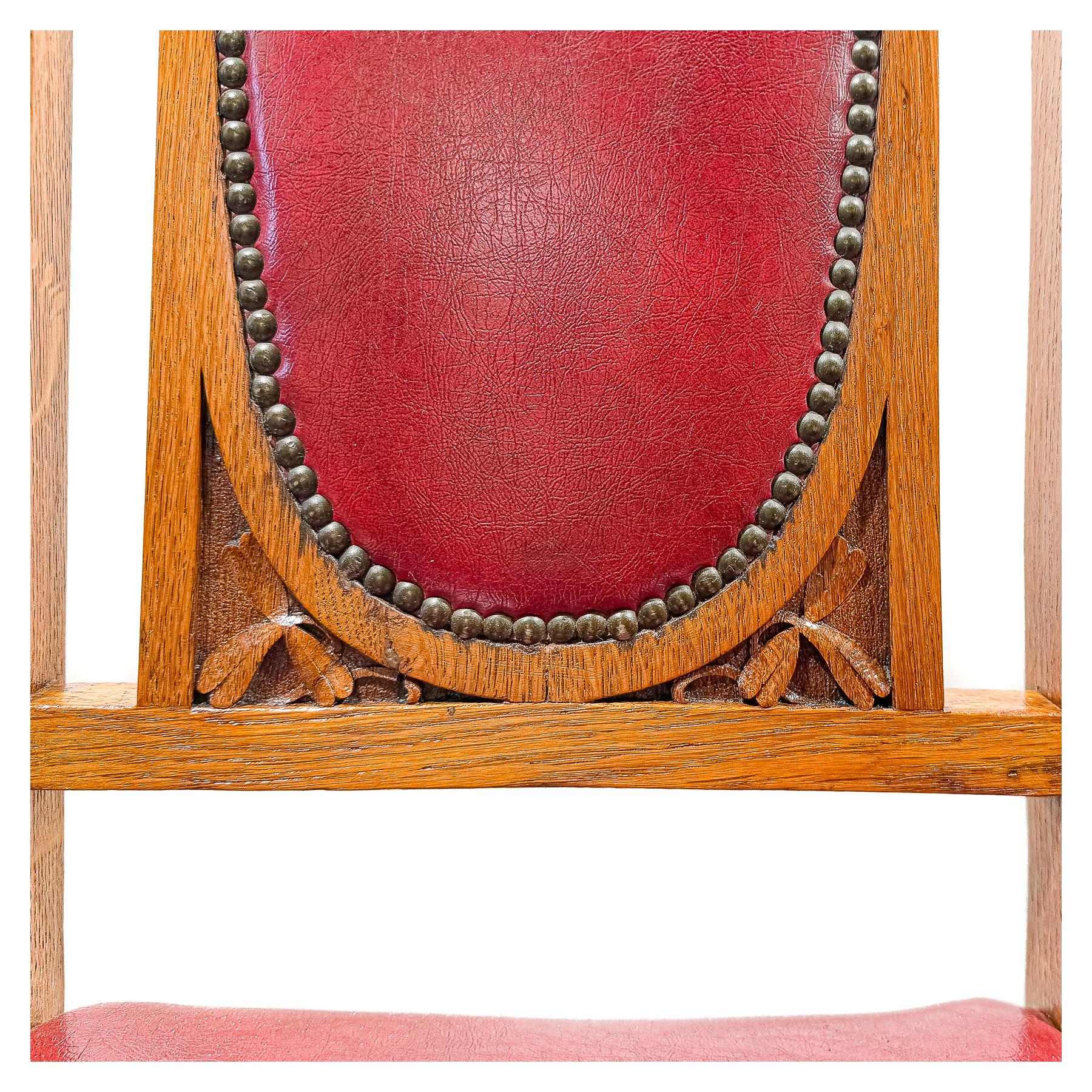 CUATRO SILLAS MODERNISTAS CIRCA 1900