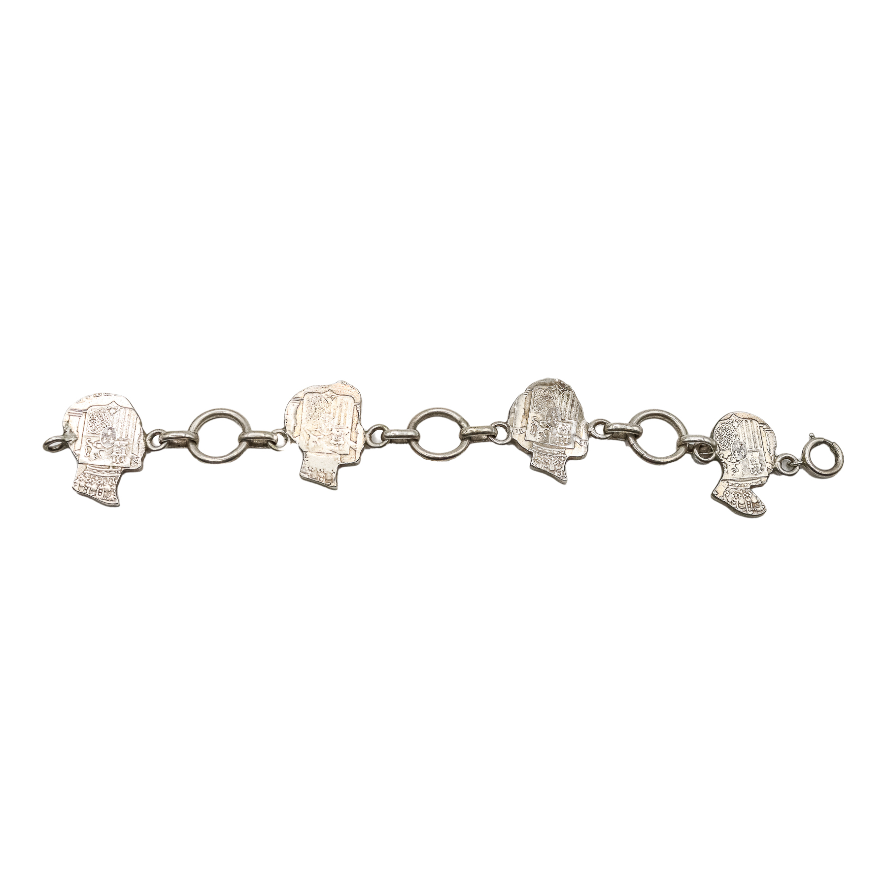 PULSERA CON MONEDAS DE MEDIADOS S.XX