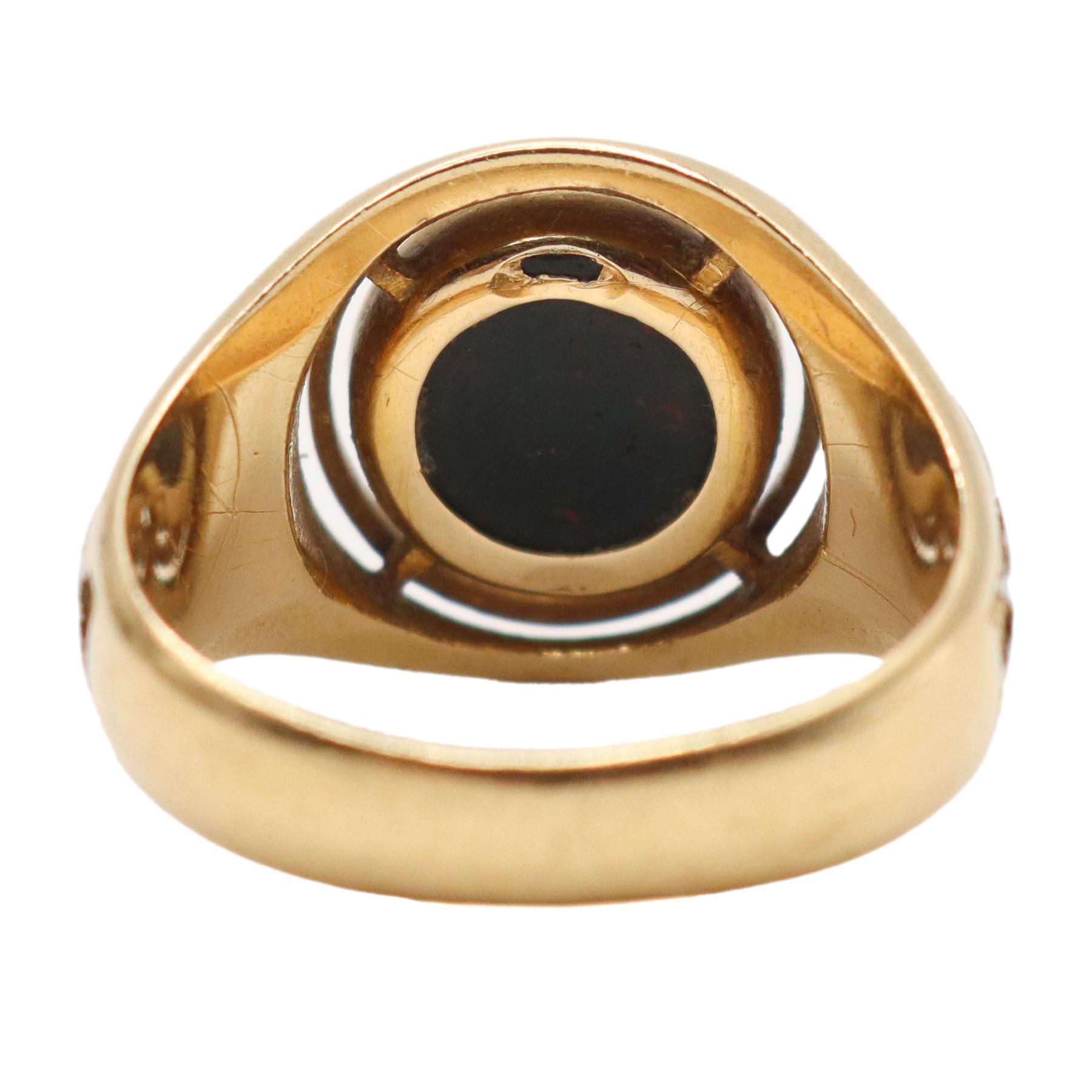 SORTIJA SELLO DE MEDIADOS S.XX