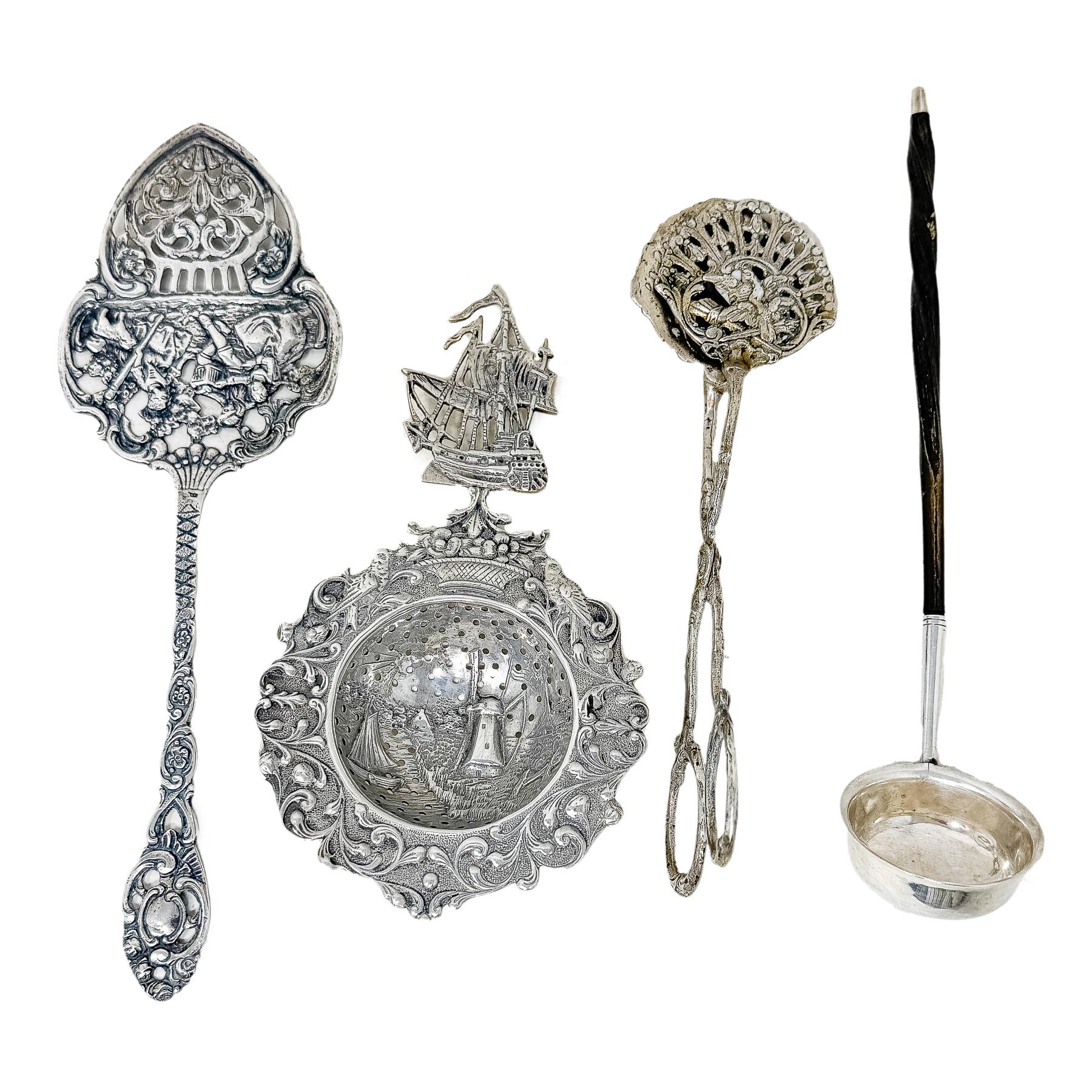 CONJUNTO DE PIEZAS EN PLATA