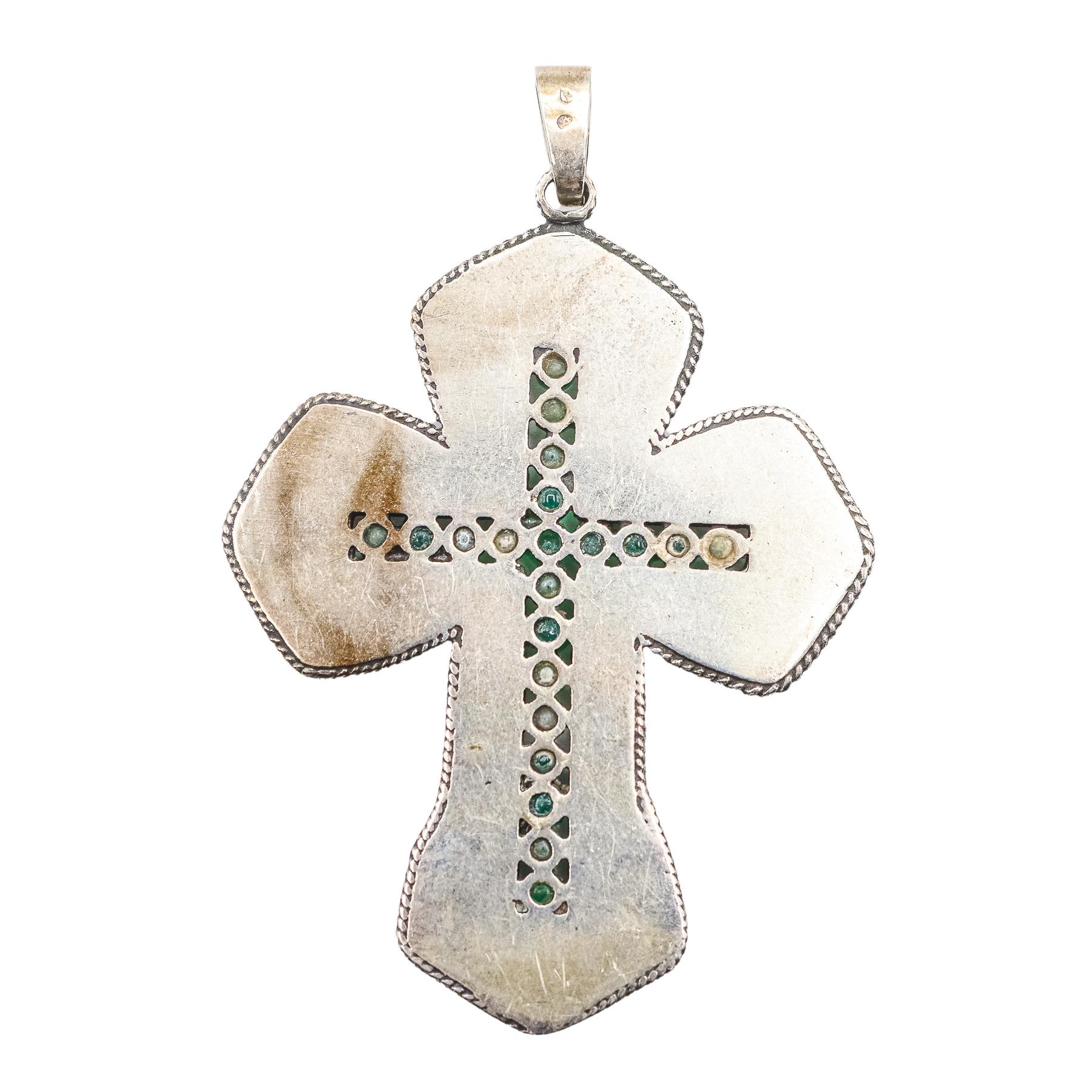 CRUZ COLGANTE CON CRISOPASAS 