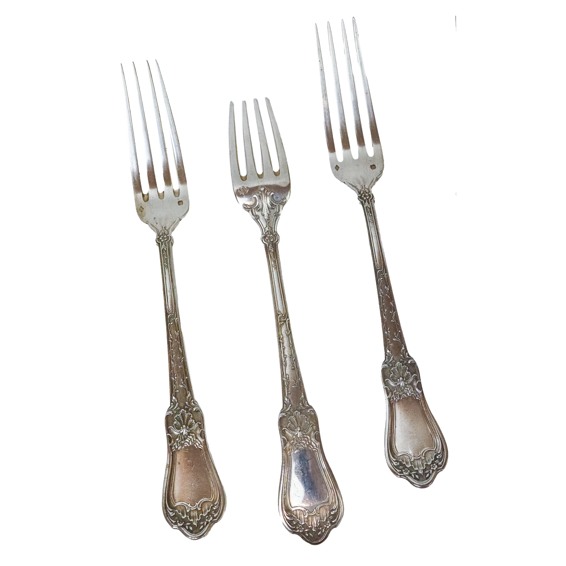 MEDIA CUBERTERIA DE PLATA DE LA PRIMERA MITAS DE SIGLO XX