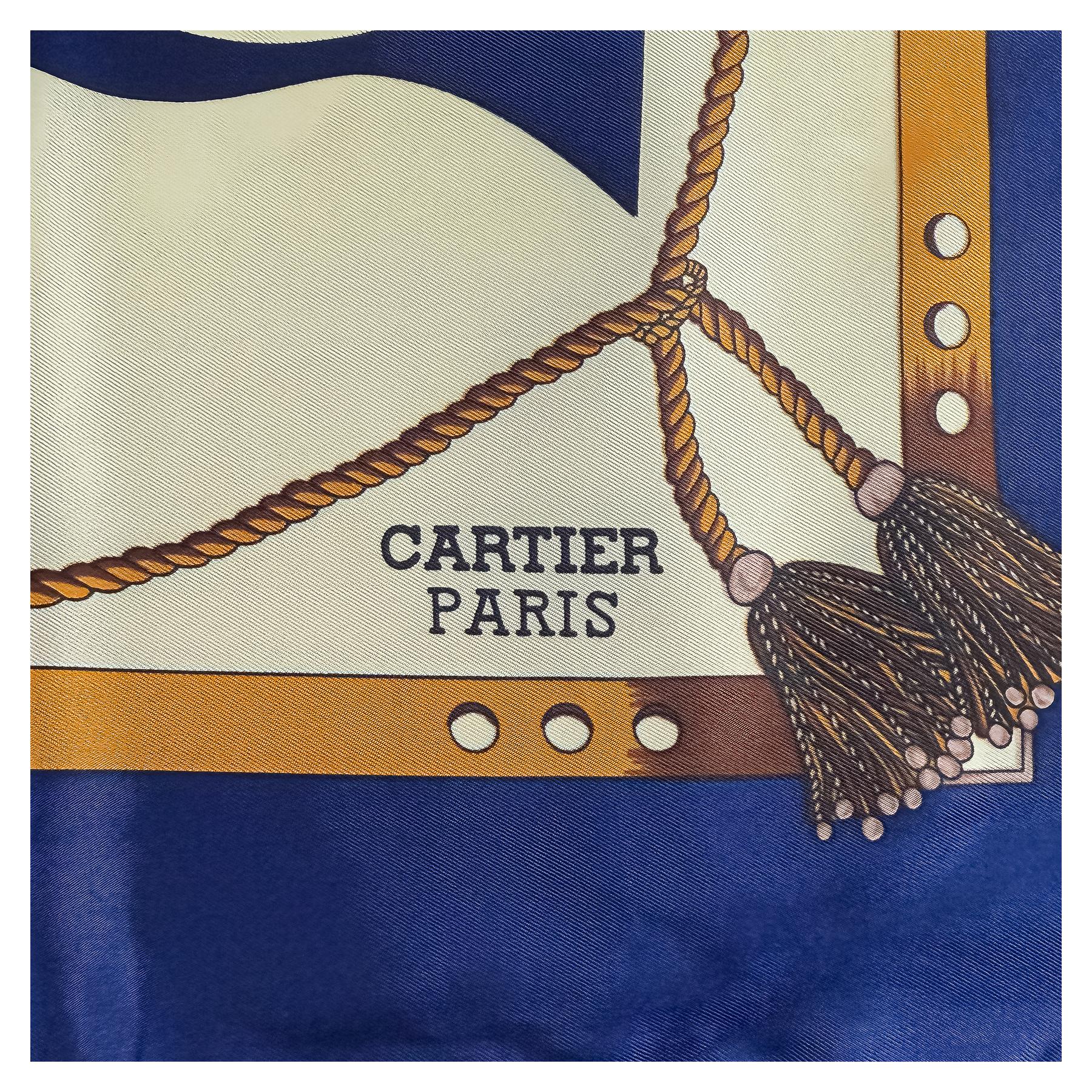 PAÑUELO DE SEDA CARTIER