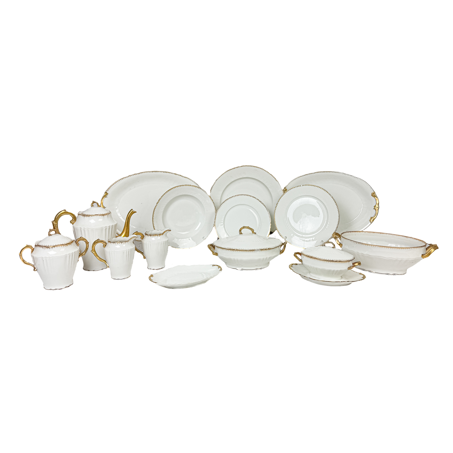 VAJILLA FRANCESA EN PORCELANA DE LIMOGES DE PPS. S S.XX