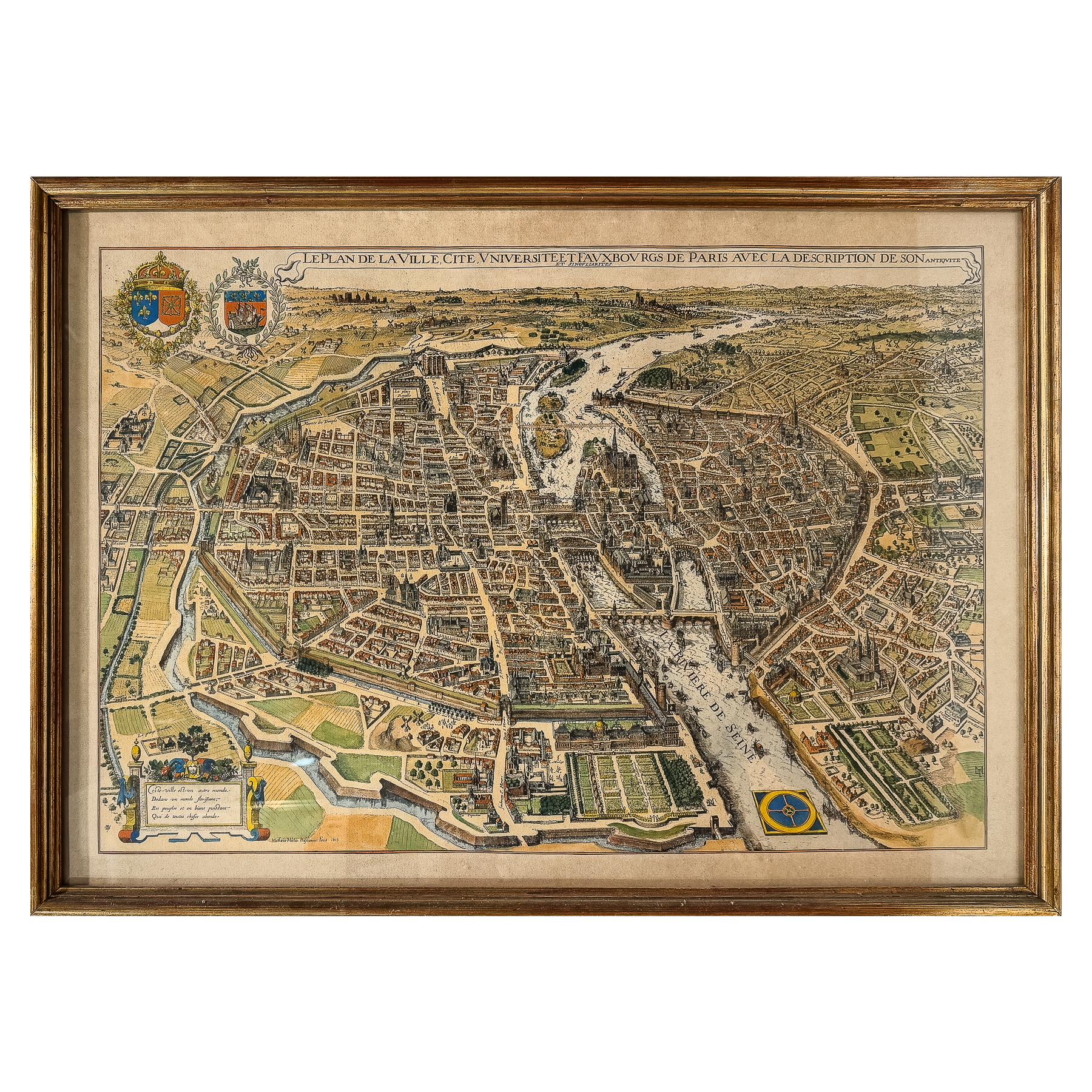 MAPA FACSÍMIL DE LA CIUDAD DE PARÍS