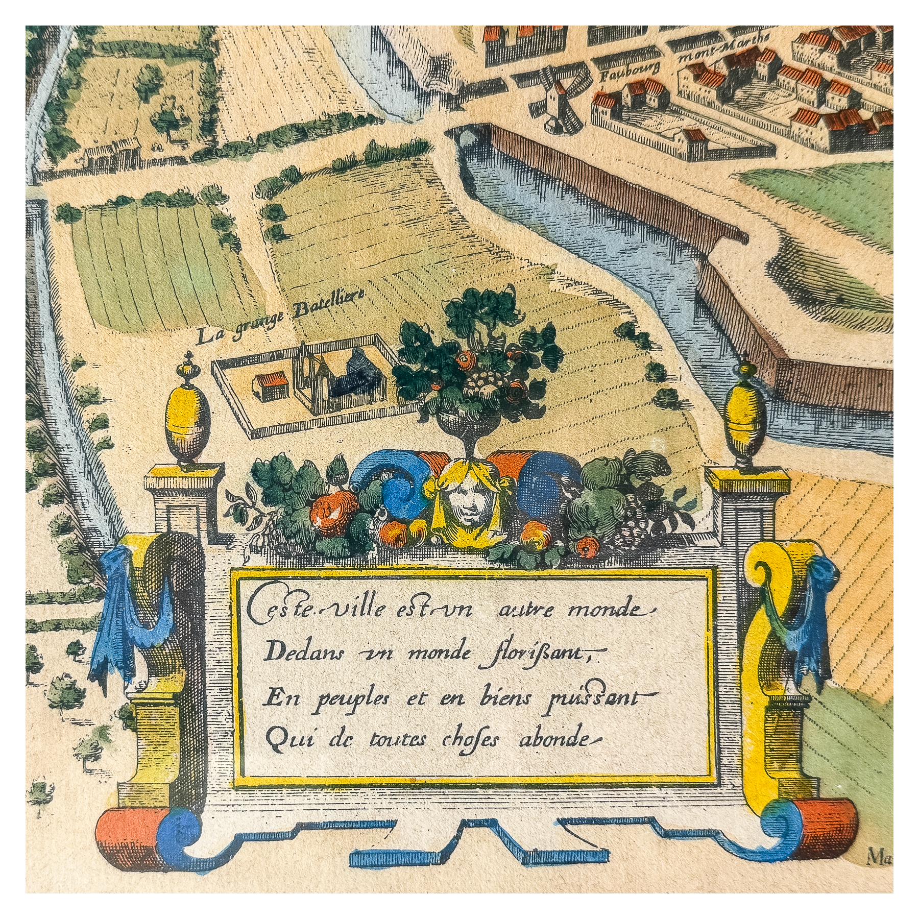 MAPA FACSÍMIL DE LA CIUDAD DE PARÍS