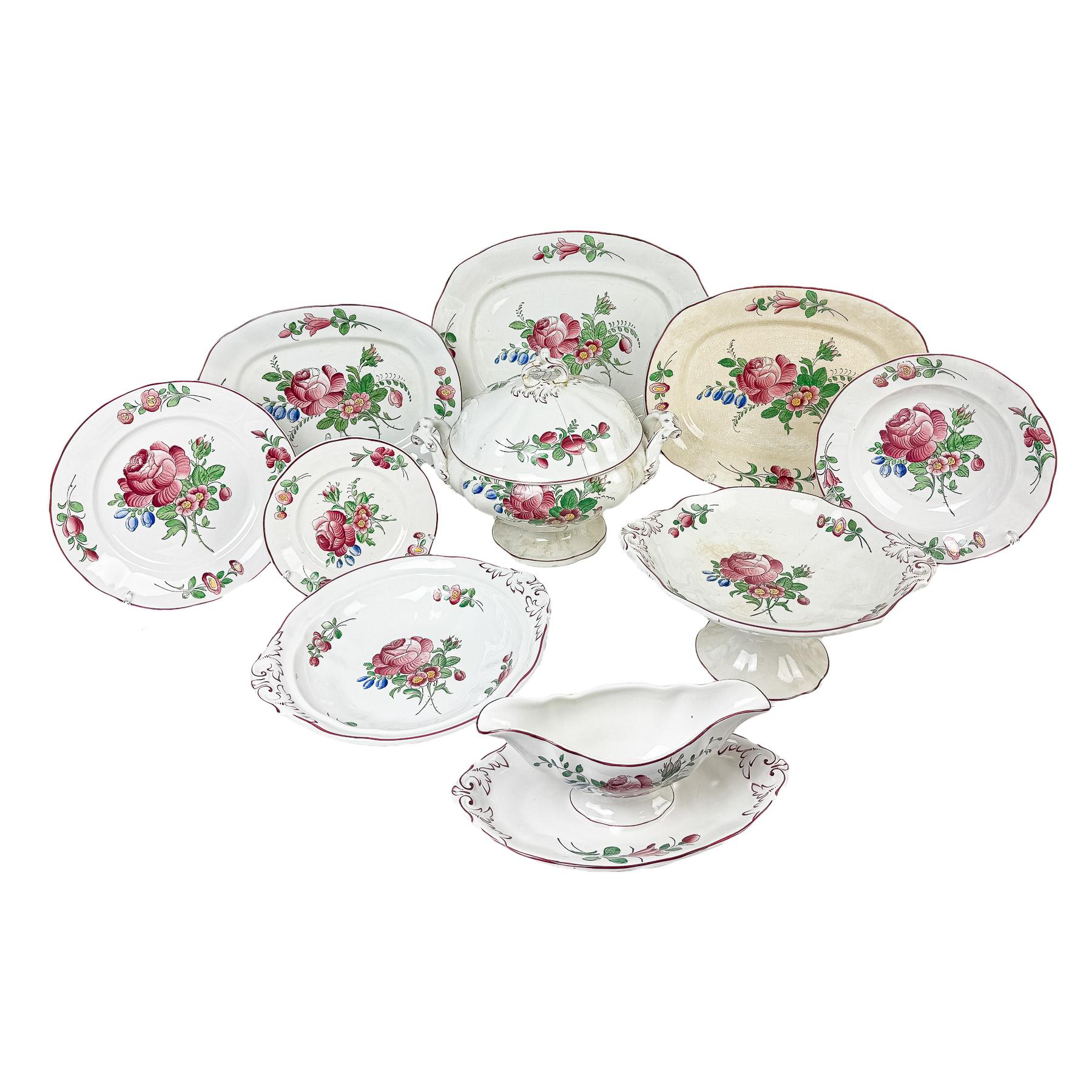VAJILLA EN LOZA VILLEROY & BOCH DEL PRIMER TERCIO DEL S.XX