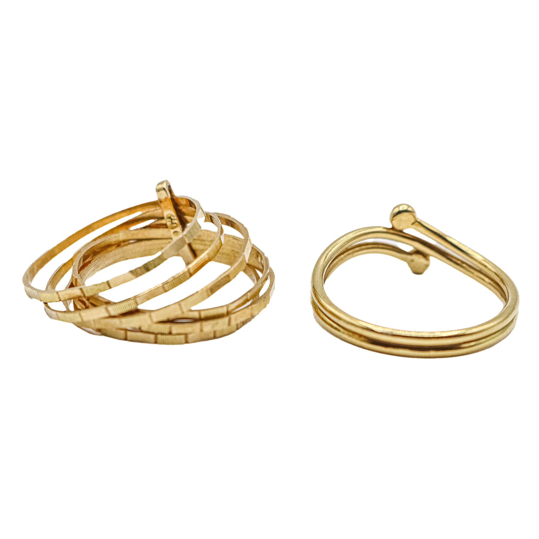 DOS ANILLOS DE ORO