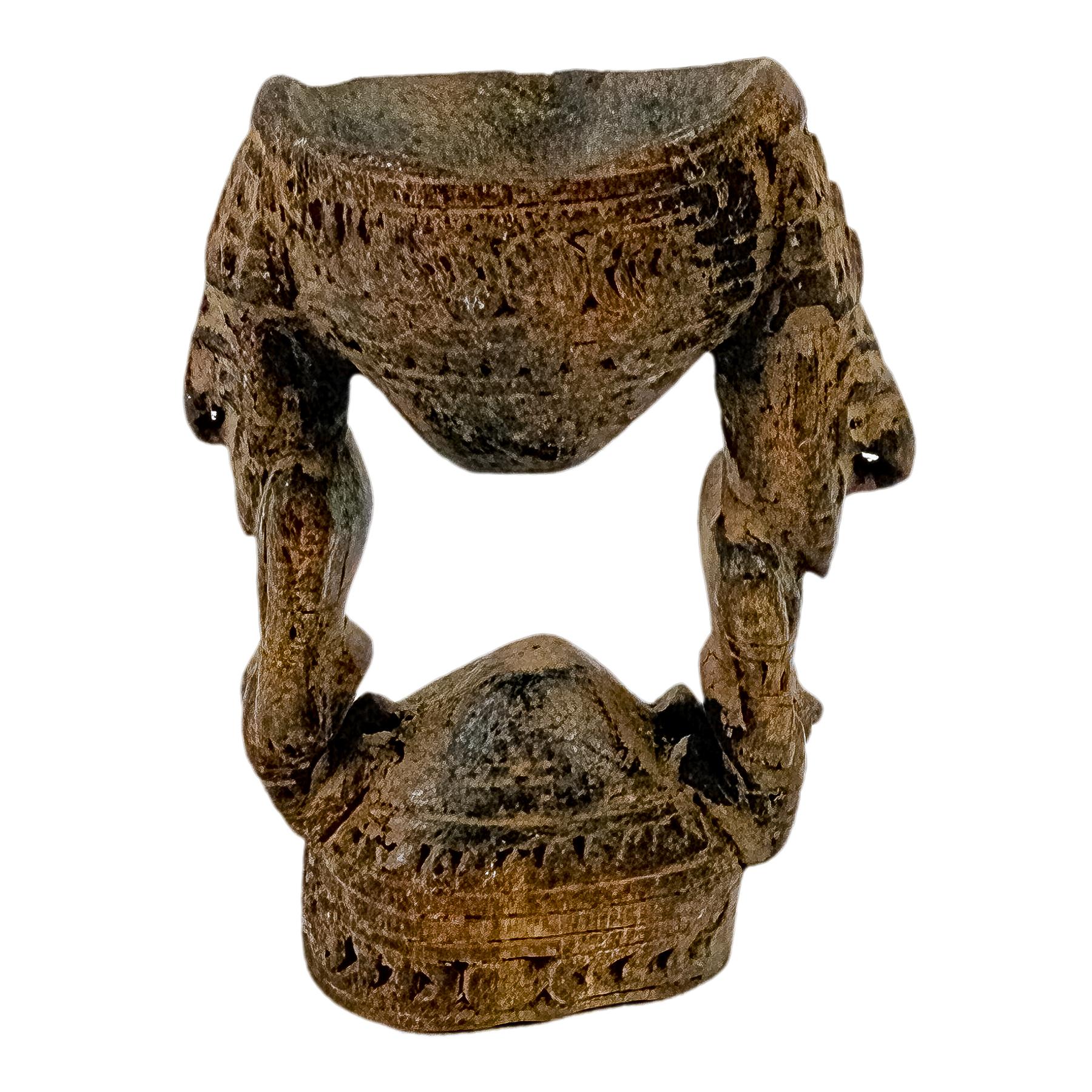 PEQUEÑO MORTERO AFRICANO DE PRIMER TERCIO DE S. XX