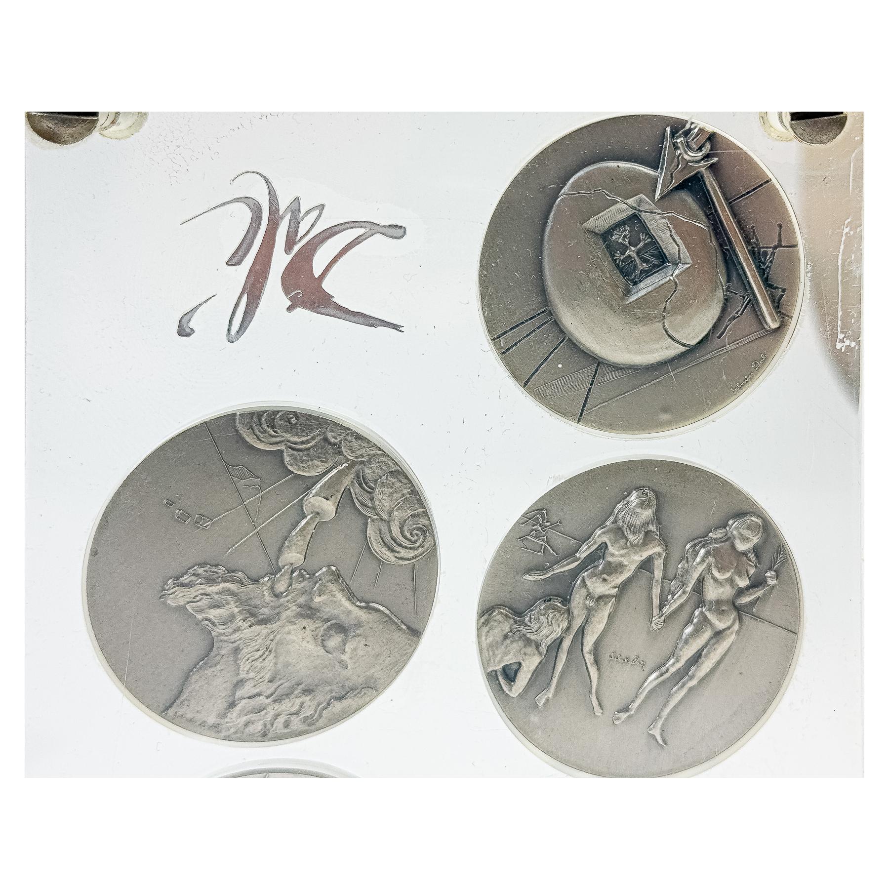 COLECCIÓN DE MEDALLAS "LOS 10 MANDAMIENTOS" DE SALVADOR DALÍ