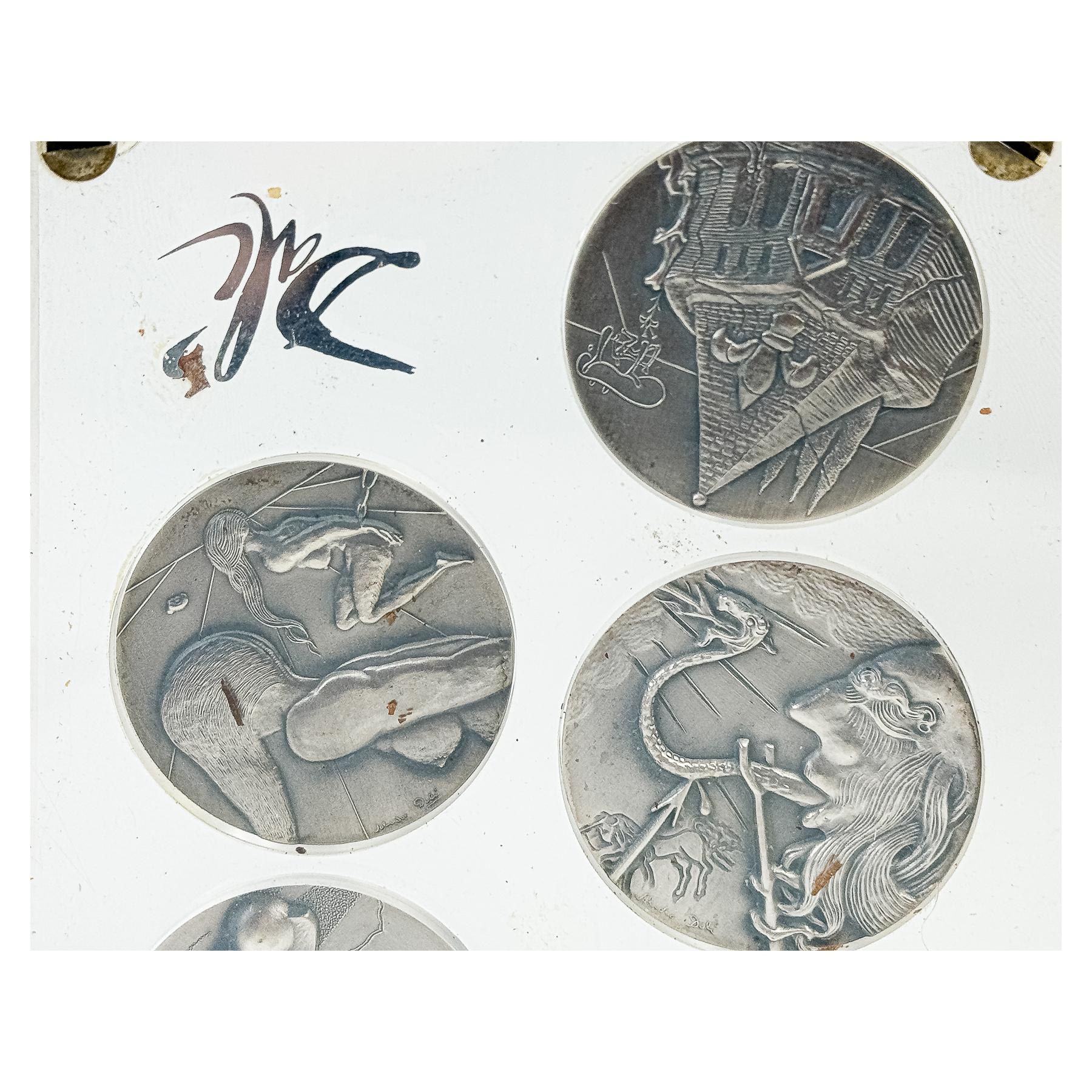 COLECCIÓN DE MEDALLAS "LOS 10 MANDAMIENTOS" DE SALVADOR DALÍ