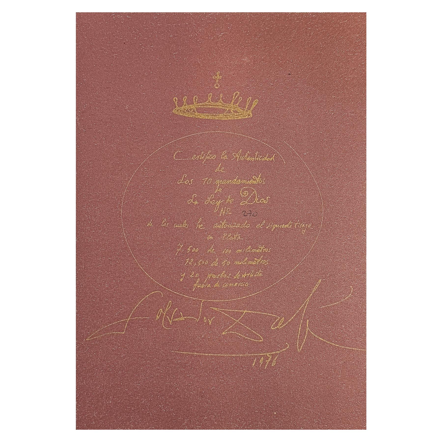 COLECCIÓN DE MEDALLAS "LOS 10 MANDAMIENTOS" DE SALVADOR DALÍ