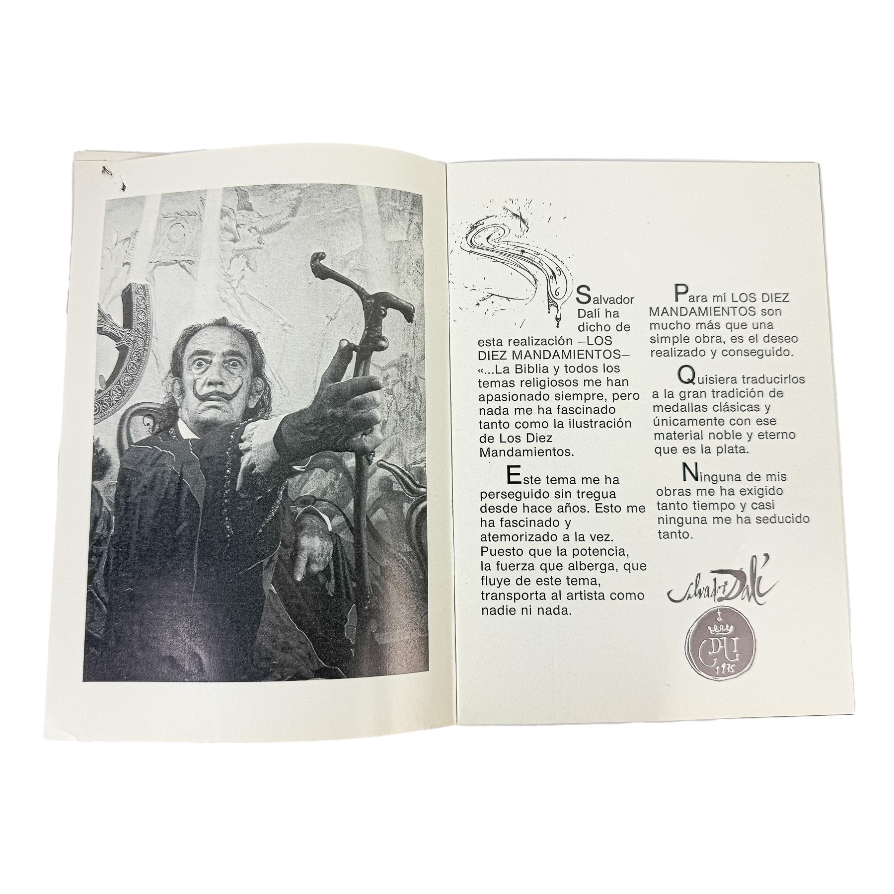 COLECCIÓN DE MEDALLAS "LOS 10 MANDAMIENTOS" DE SALVADOR DALÍ