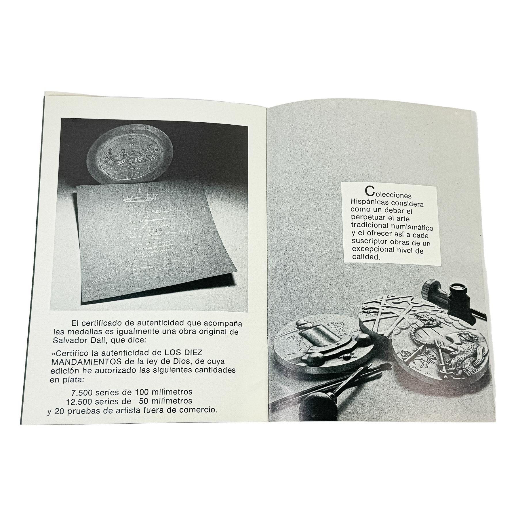 COLECCIÓN DE MEDALLAS "LOS 10 MANDAMIENTOS" DE SALVADOR DALÍ