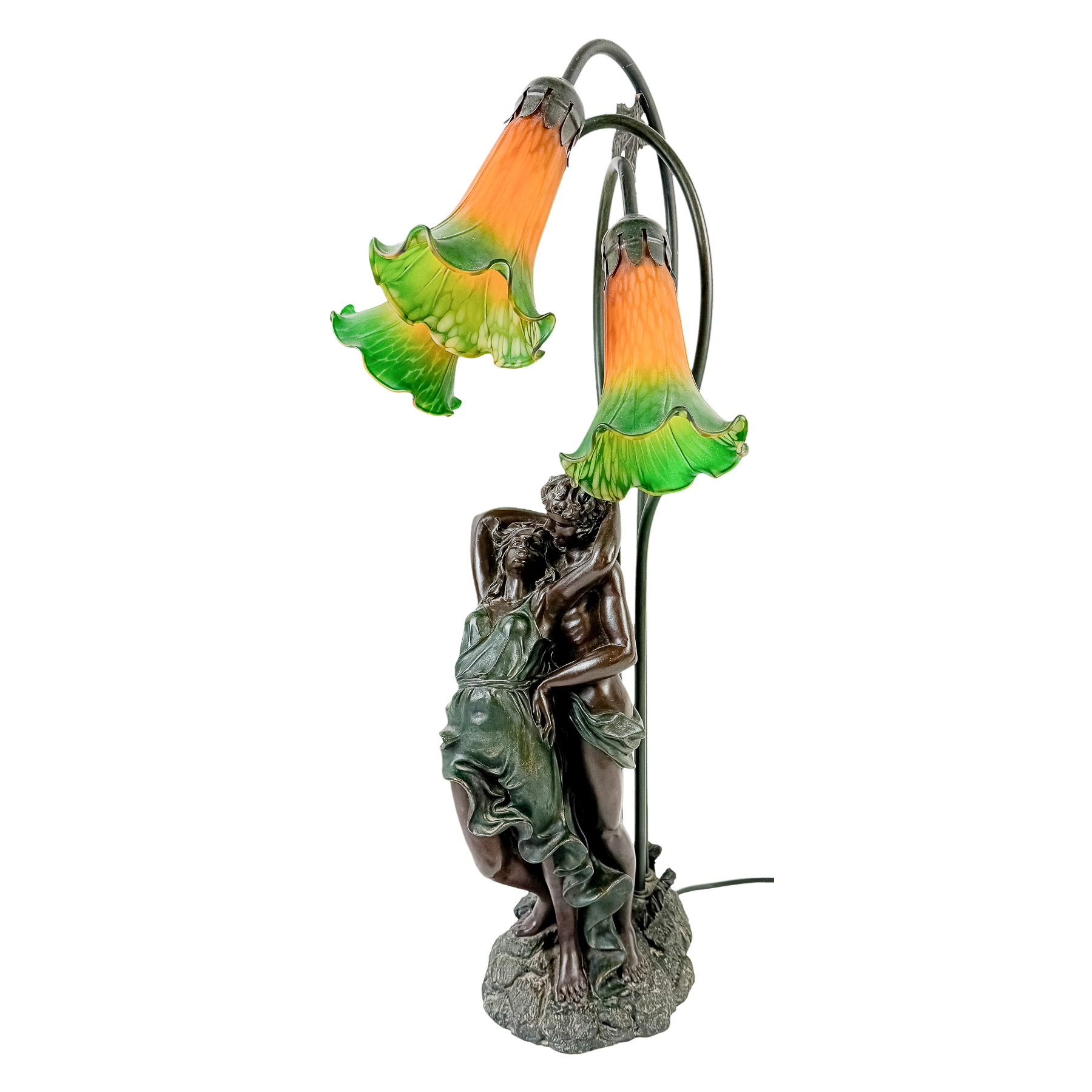 LÁMPARA DE SOBREMESA ESTILO ART NOUVEAU