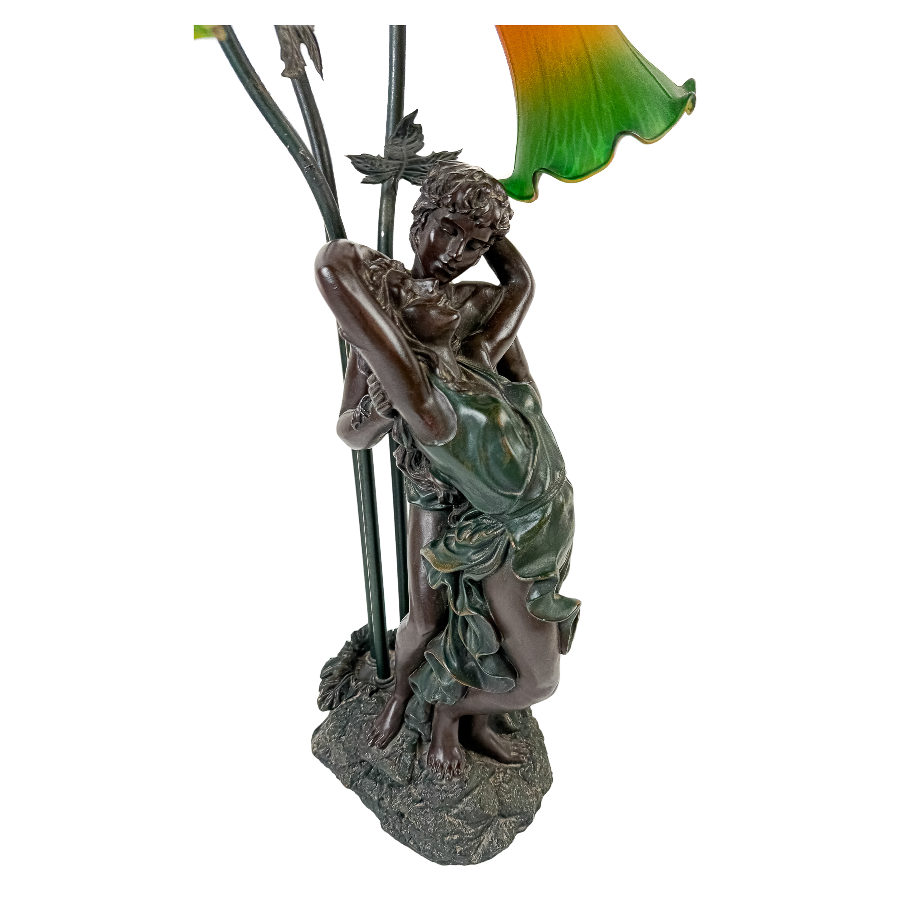 LÁMPARA DE SOBREMESA ESTILO ART NOUVEAU