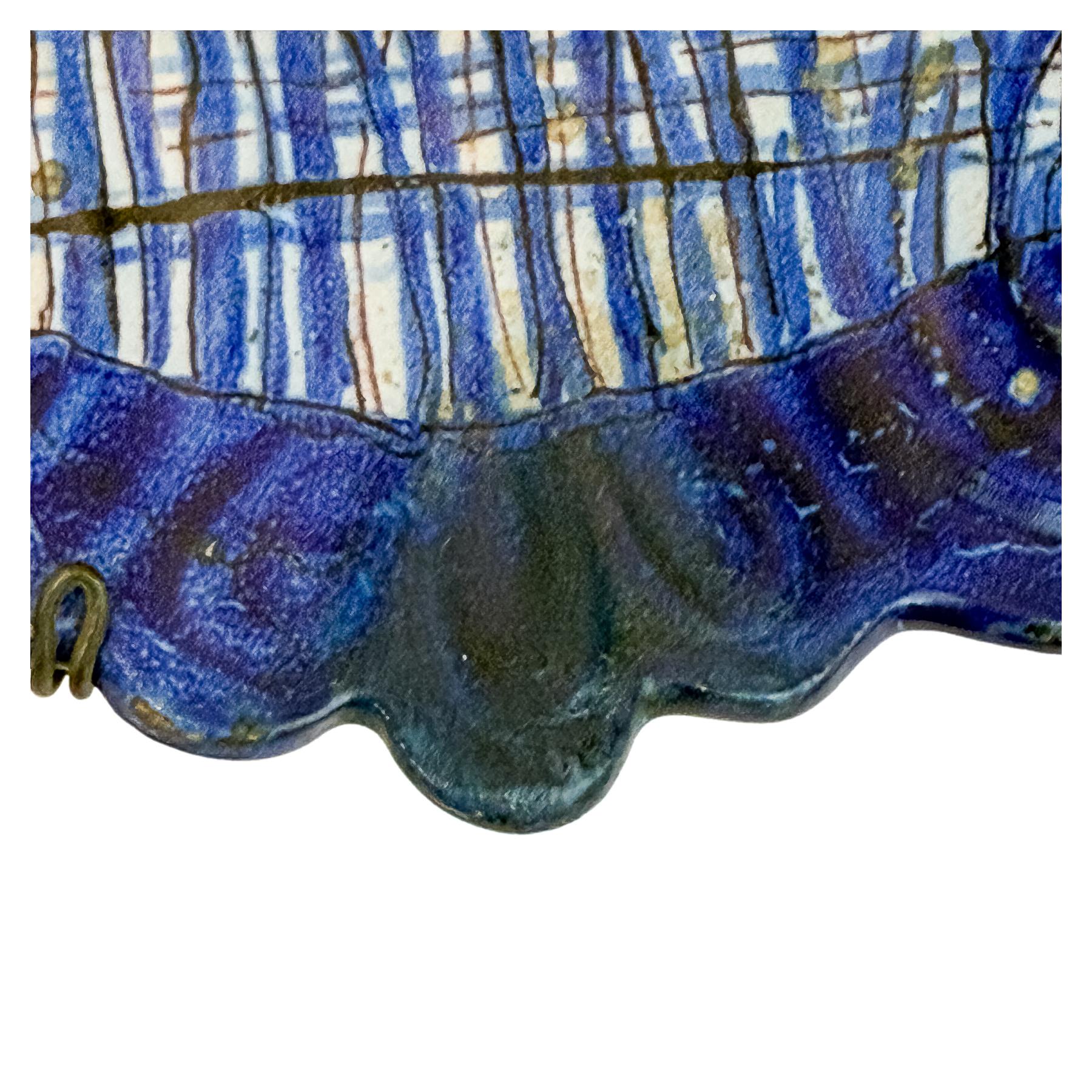 PLATO EN CERÁMICA DE SABONA DEL PRIMER TERCIO S.XX