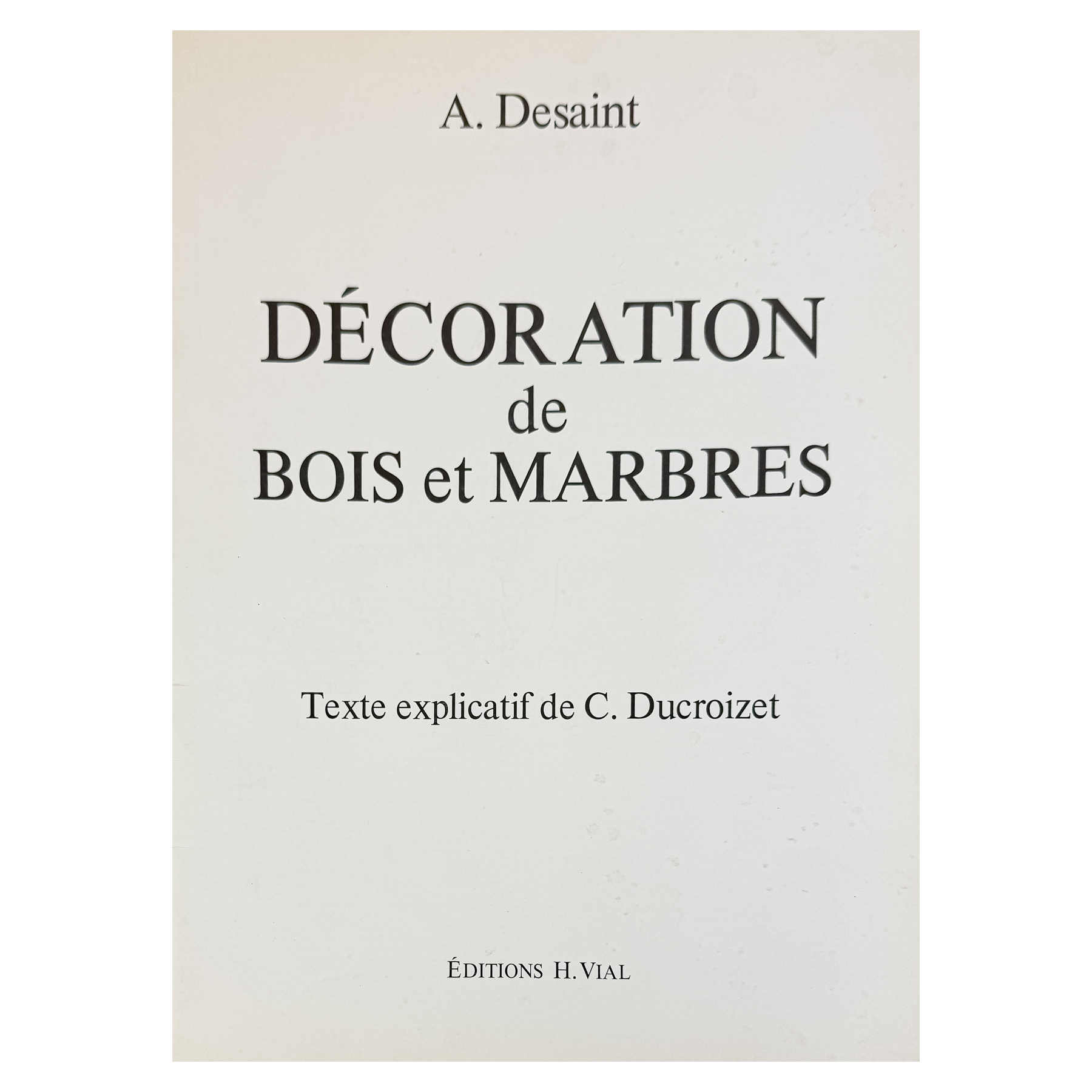 DECORATION BOIS ET MARBRES
