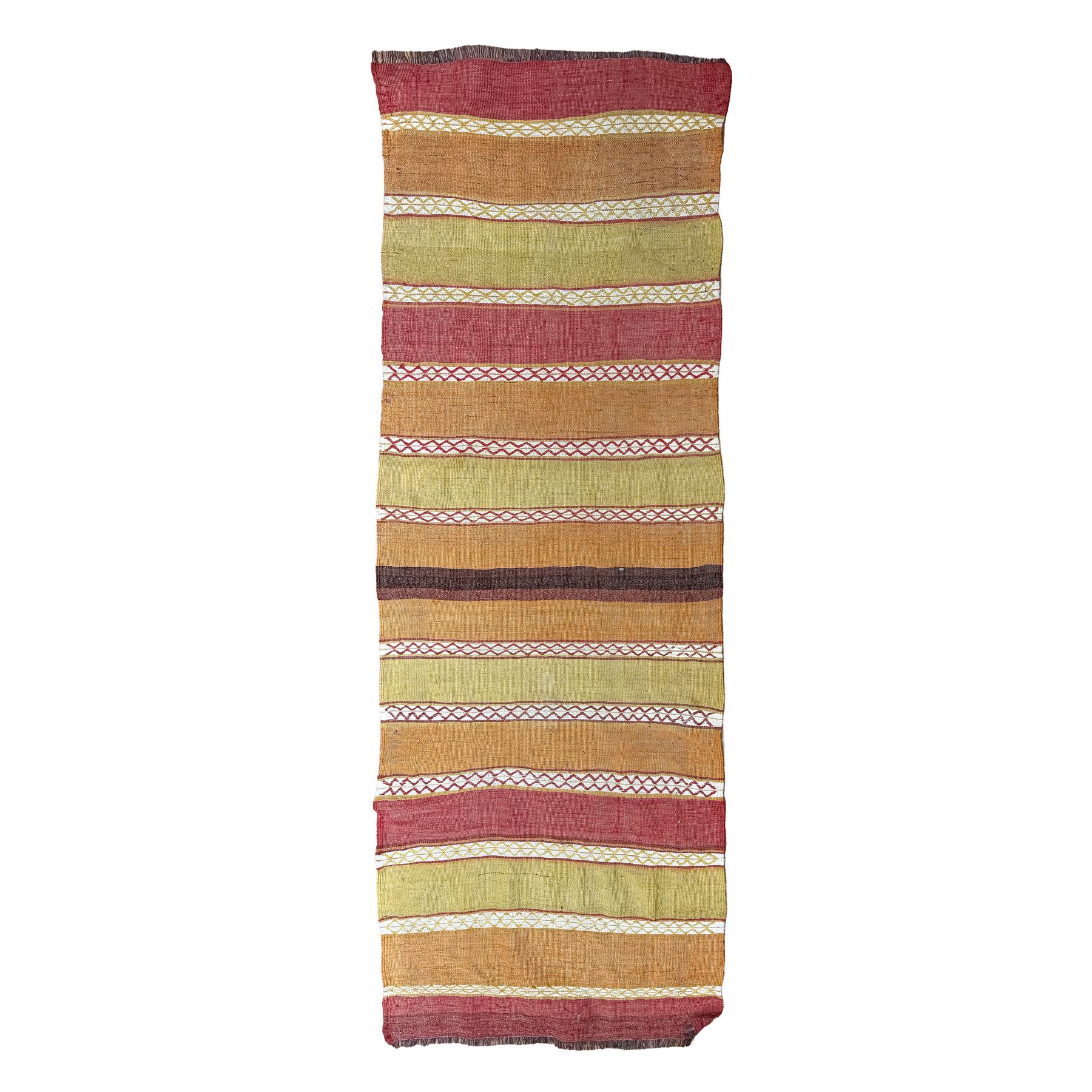 ALFOMBRA DE PASILLO TIPO KILIM 