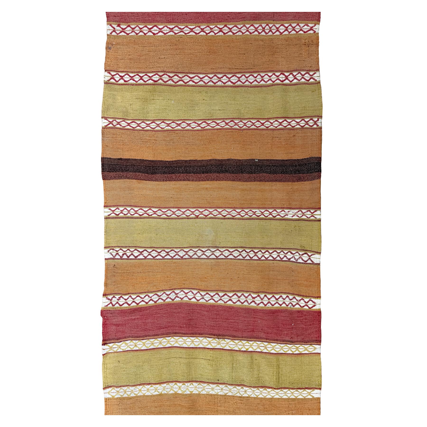 ALFOMBRA DE PASILLO TIPO KILIM 