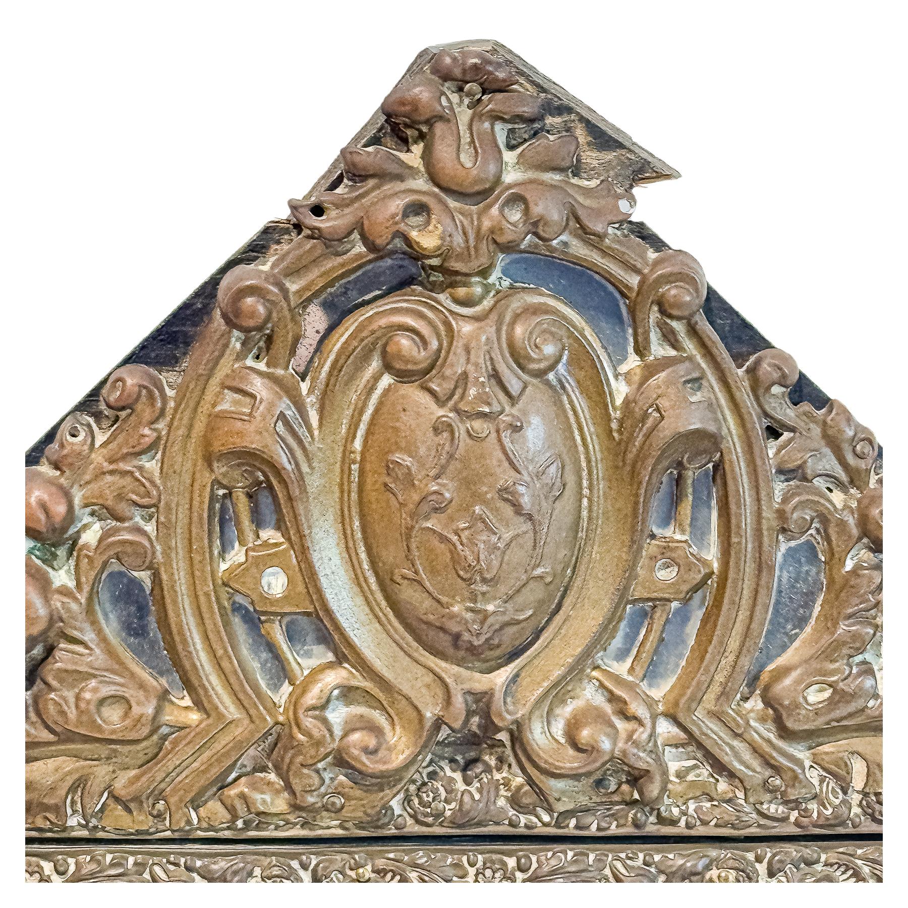 ESPEJO DE PARED DE FINALES DEL SIGLO XIX